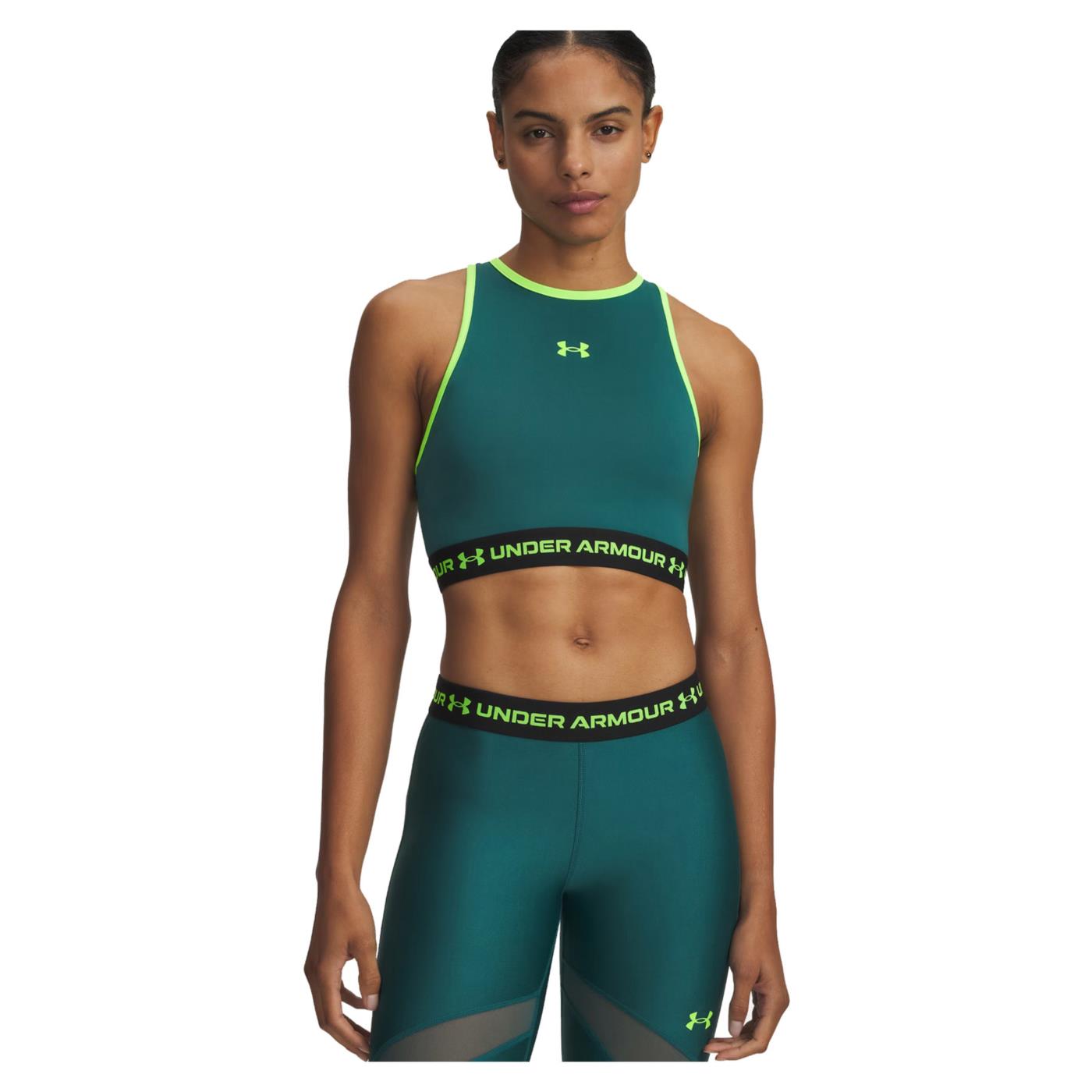 UNDER ARMOUR W HEATGEAR MESH TANK - C1-grigio-c - immagine principale