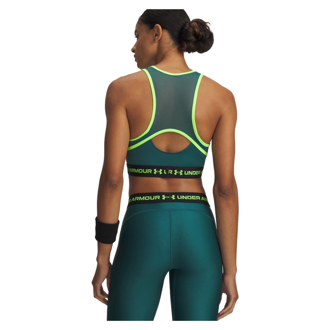 UNDER ARMOUR W HEATGEAR MESH TANK - C1-grigio-c - vista 2