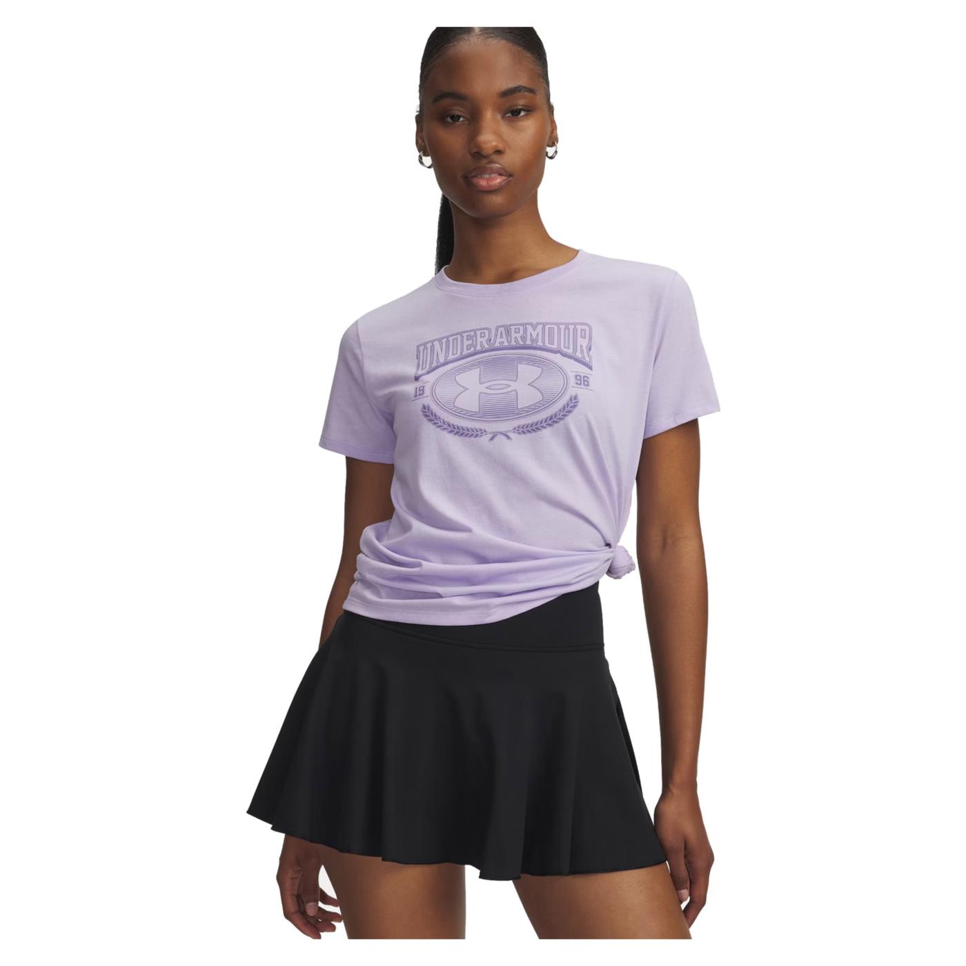 UNDER ARMOUR W VARSITY SS TEE - Lilla - immagine principale