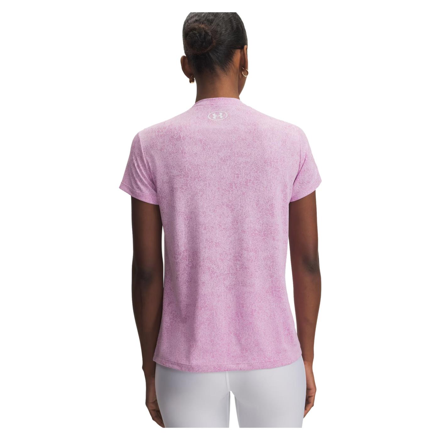 UNDER ARMOUR W TECH PIXELATE SSC TEE - Rosa - vista 2