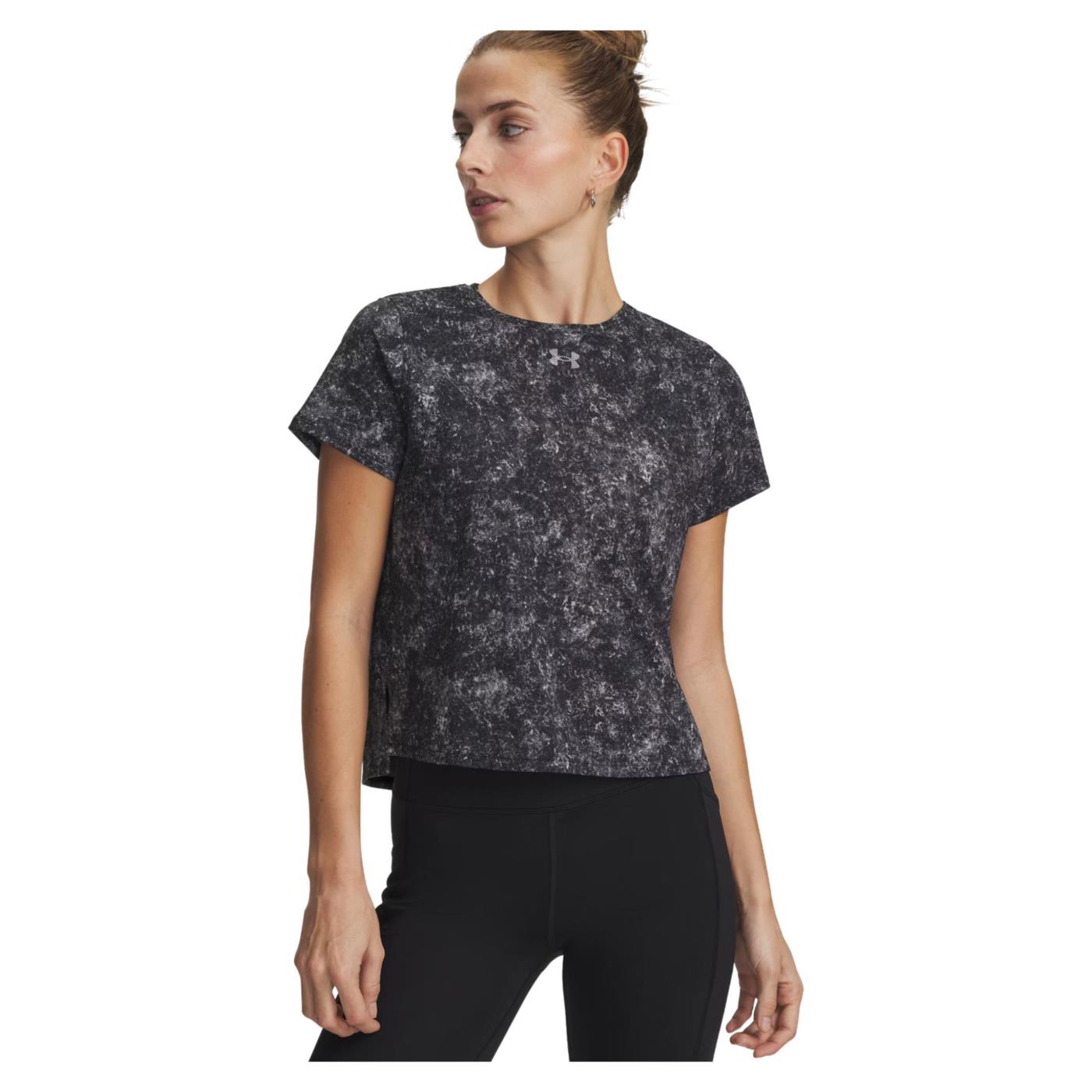 UNDER ARMOUR W VELOCITI PRO PRINT TEE - Nero - immagine principale