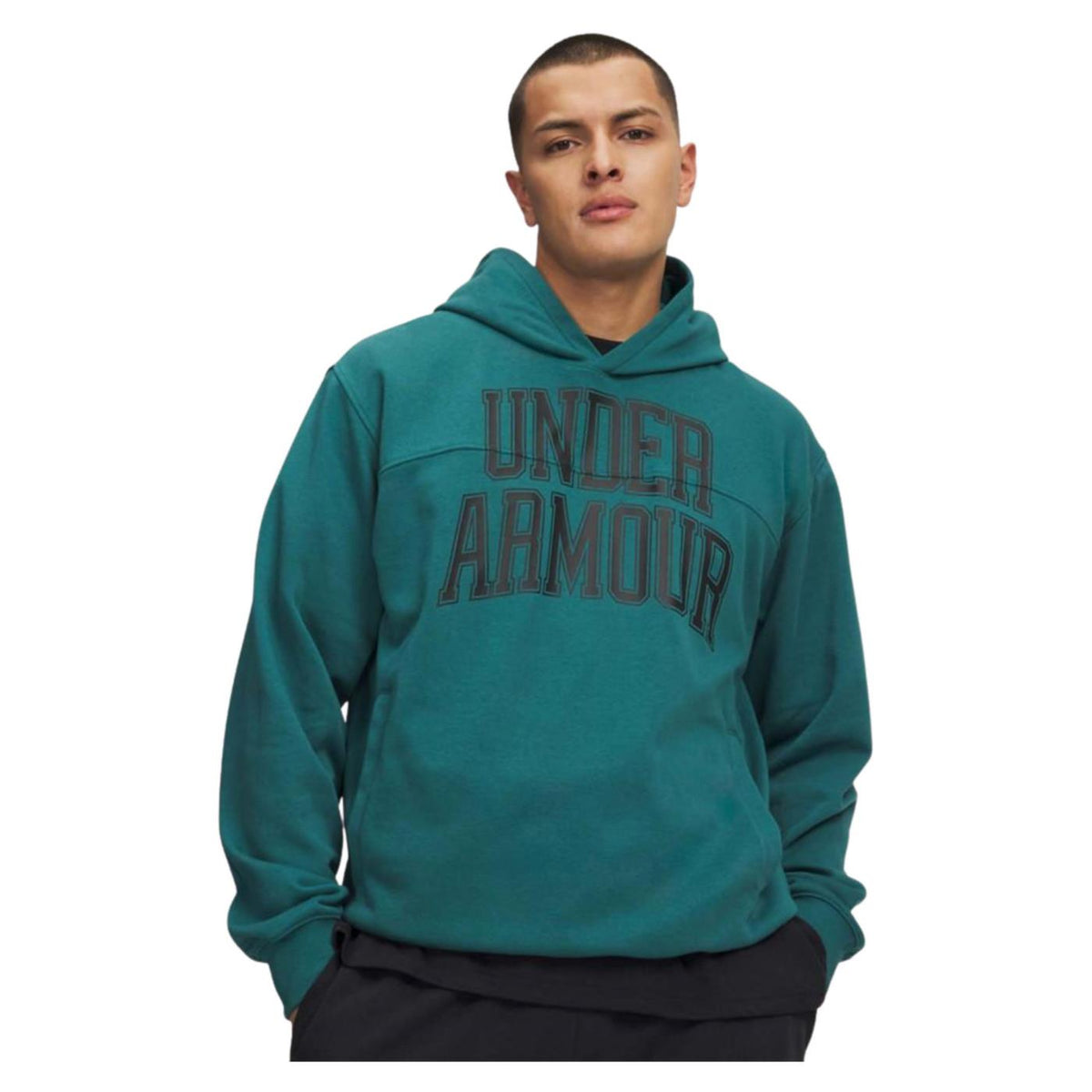 UNDER ARMOUR RIVAL LW GRAPHIC HOODIE