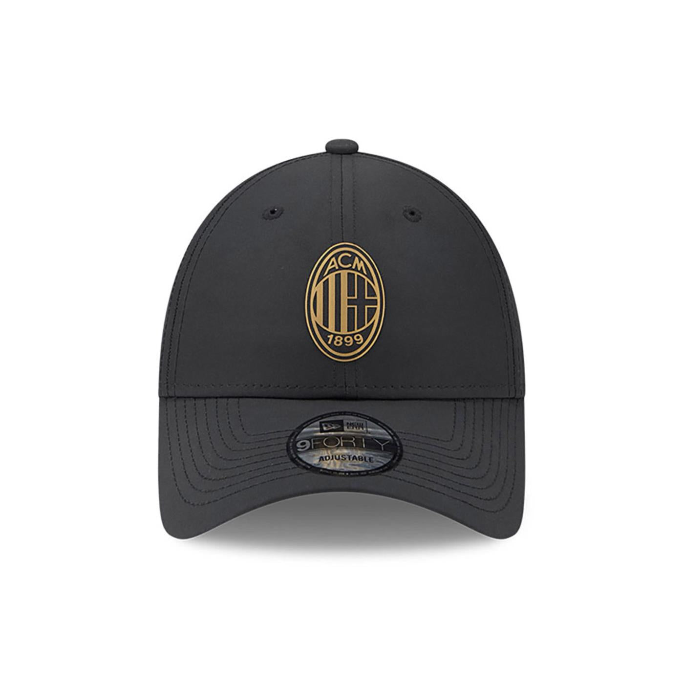 NEW ERA 940 AC MILAN BLACK GOLD
