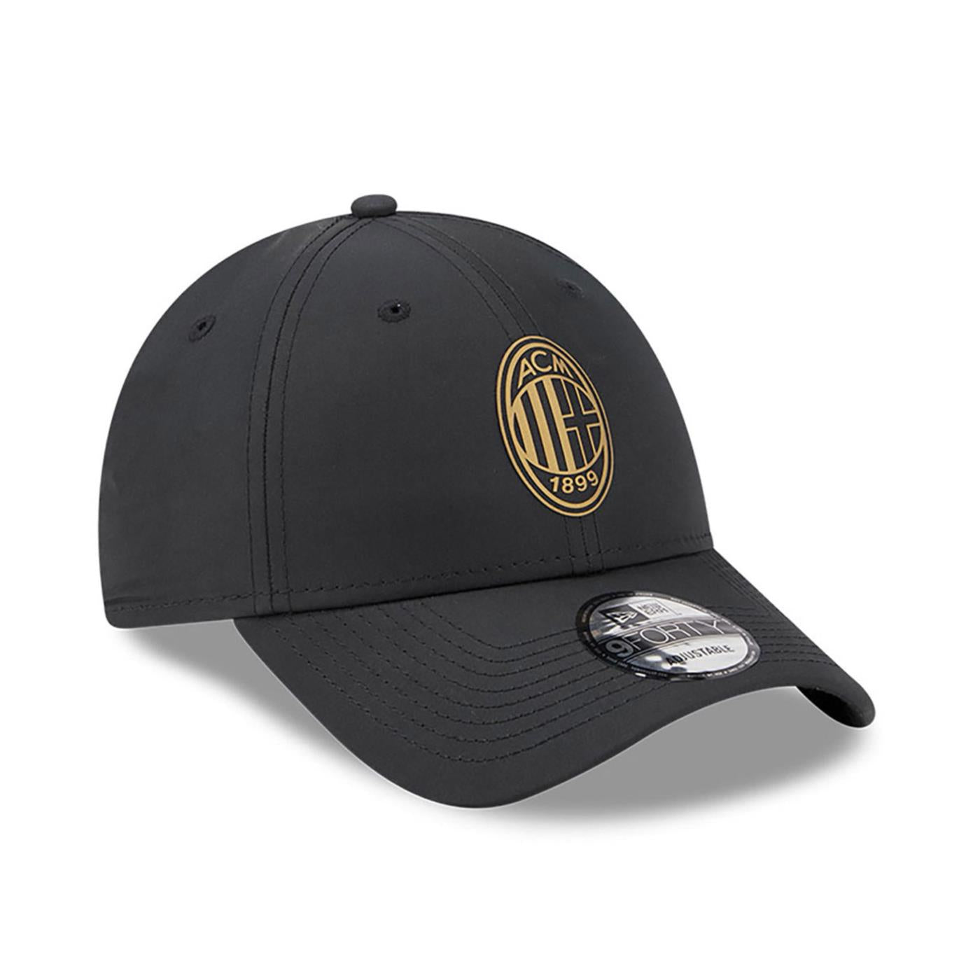 NEW ERA 940 AC MILAN BLACK GOLD