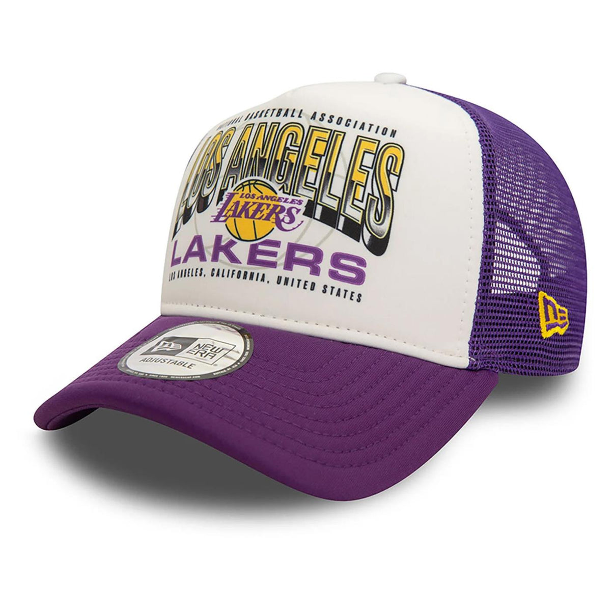 NEW ERA LA LAKERS NBA TRUCKER CAP