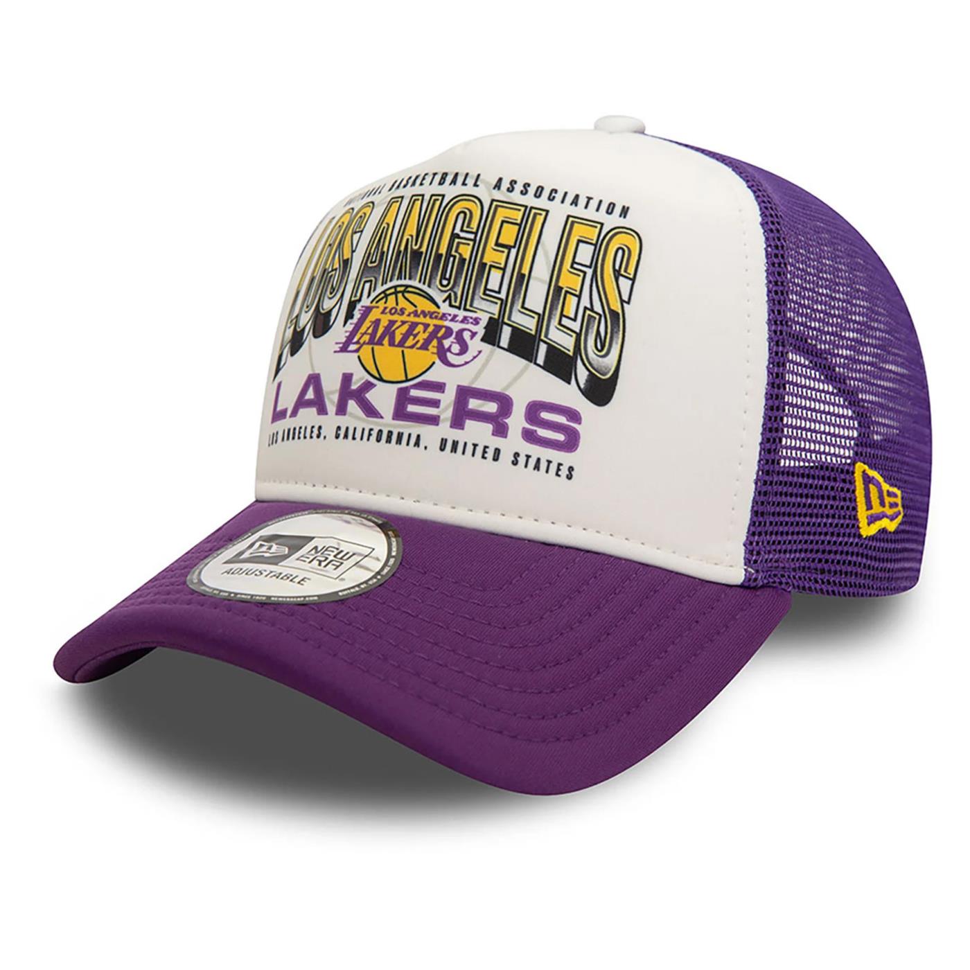 NEW ERA LA LAKERS NBA TRUCKER CAP