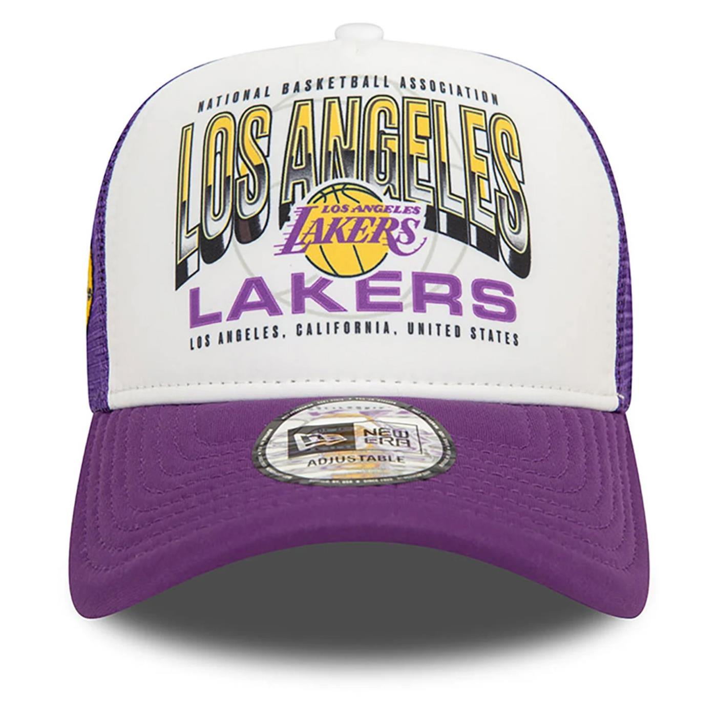 NEW ERA LA LAKERS NBA TRUCKER CAP