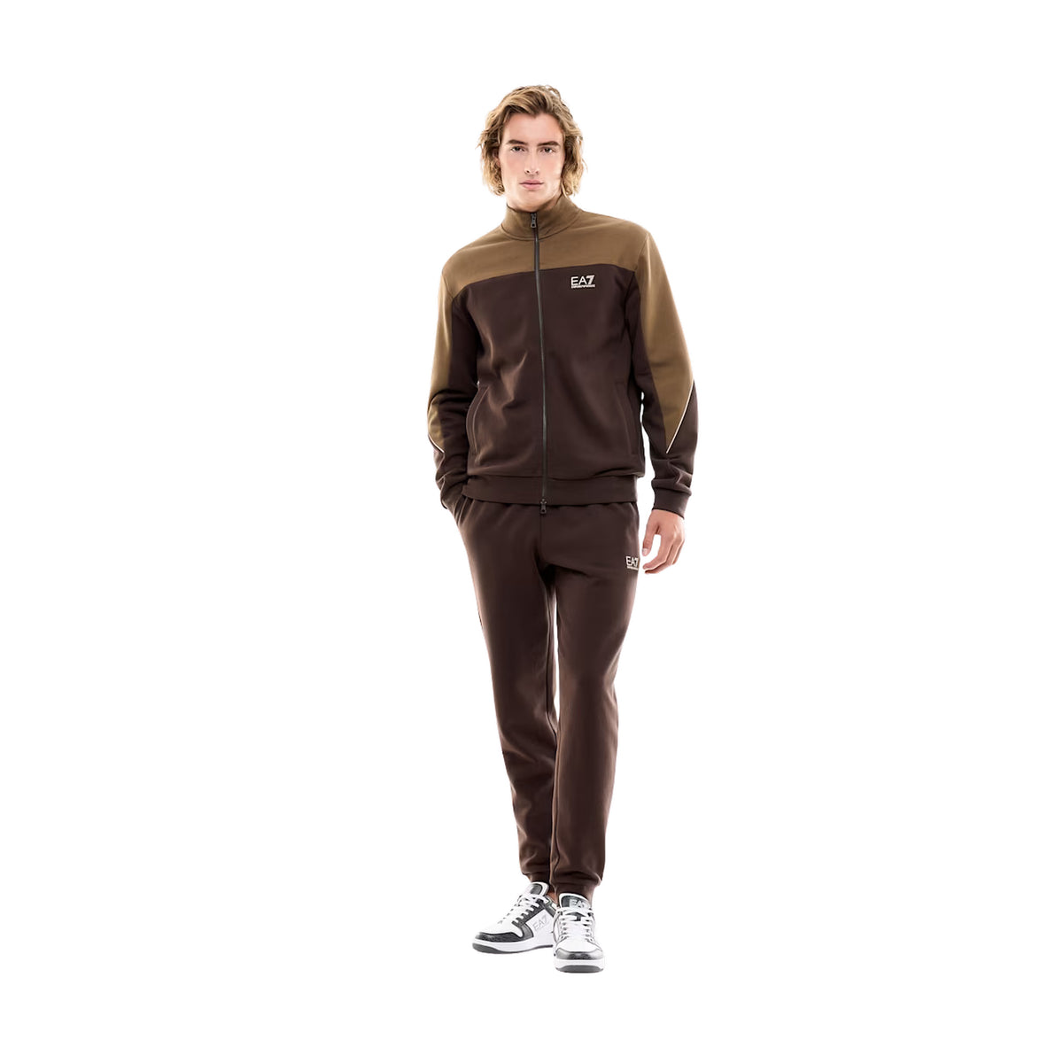 EMPORIO ARMANI 7 EA7 TRAIN COLOURBLOCK T-SUIT