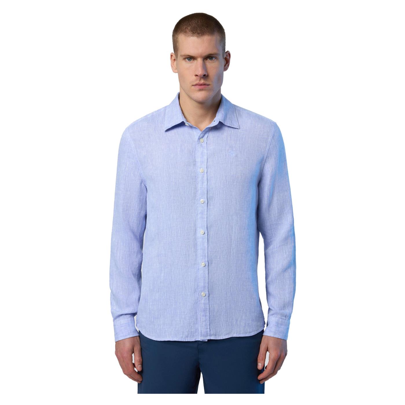 NORTH SAILS SHIRT LS SPREAD COLLAR