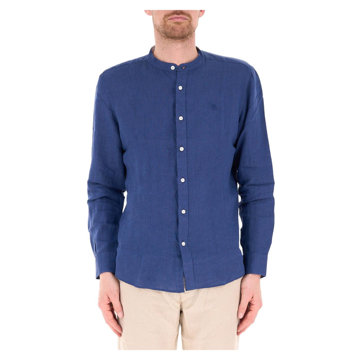 NORTH SAILS CAMICIA COLLO COREANA - Blu - immagine principale
