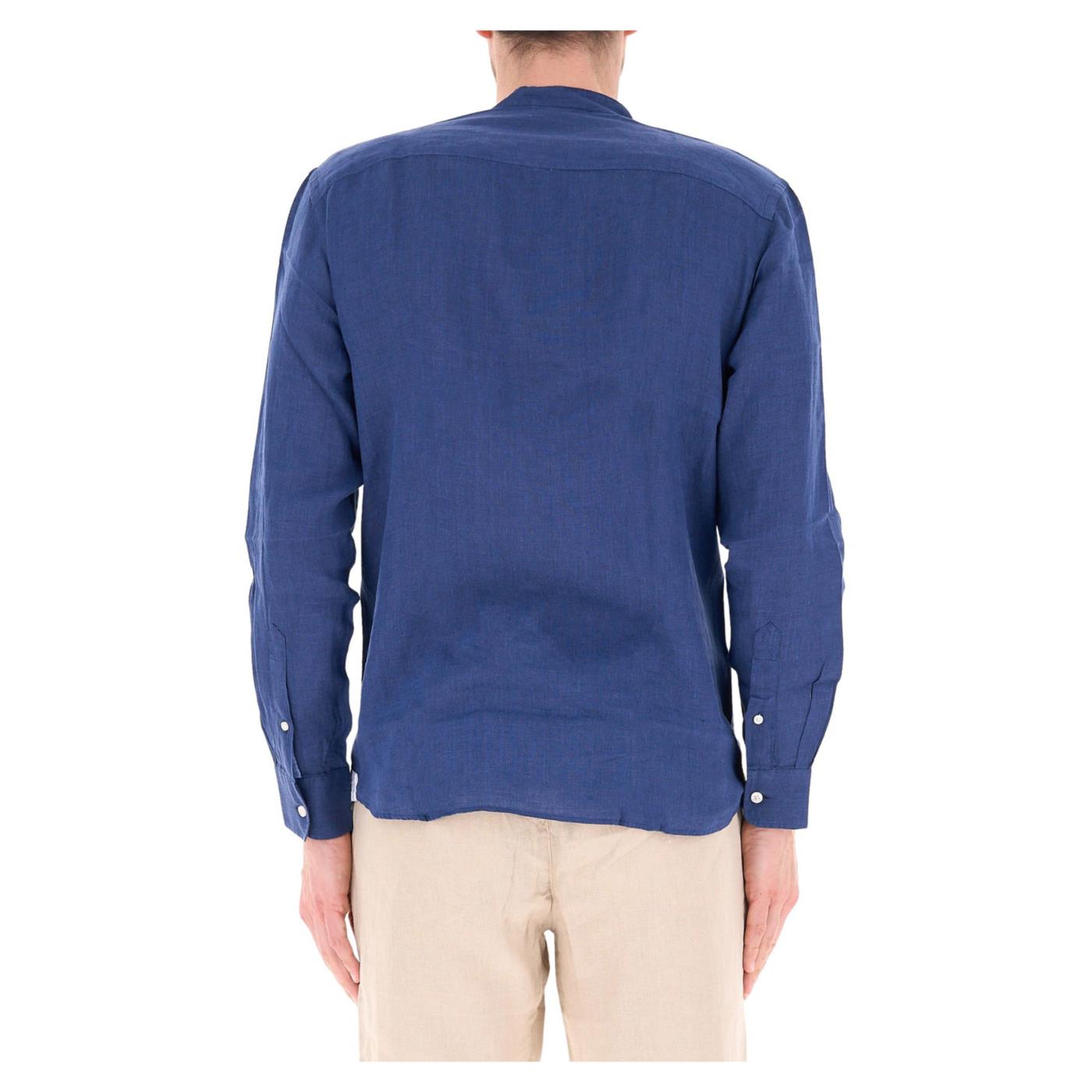 NORTH SAILS CAMICIA COLLO COREANA - Blu - vista 2