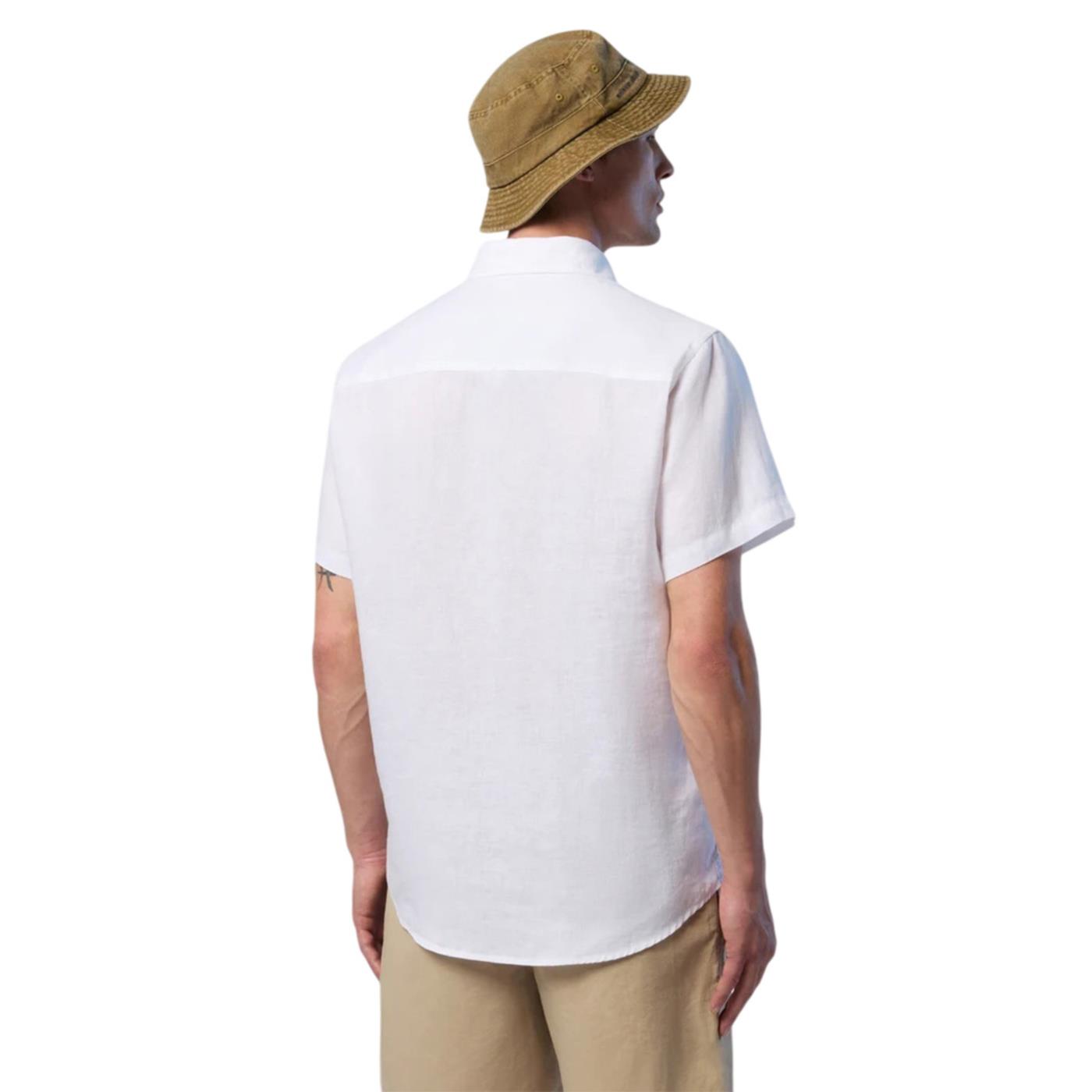 NORTH SAILS CAMICIA MANICHE CORTE - Bianco - vista 2