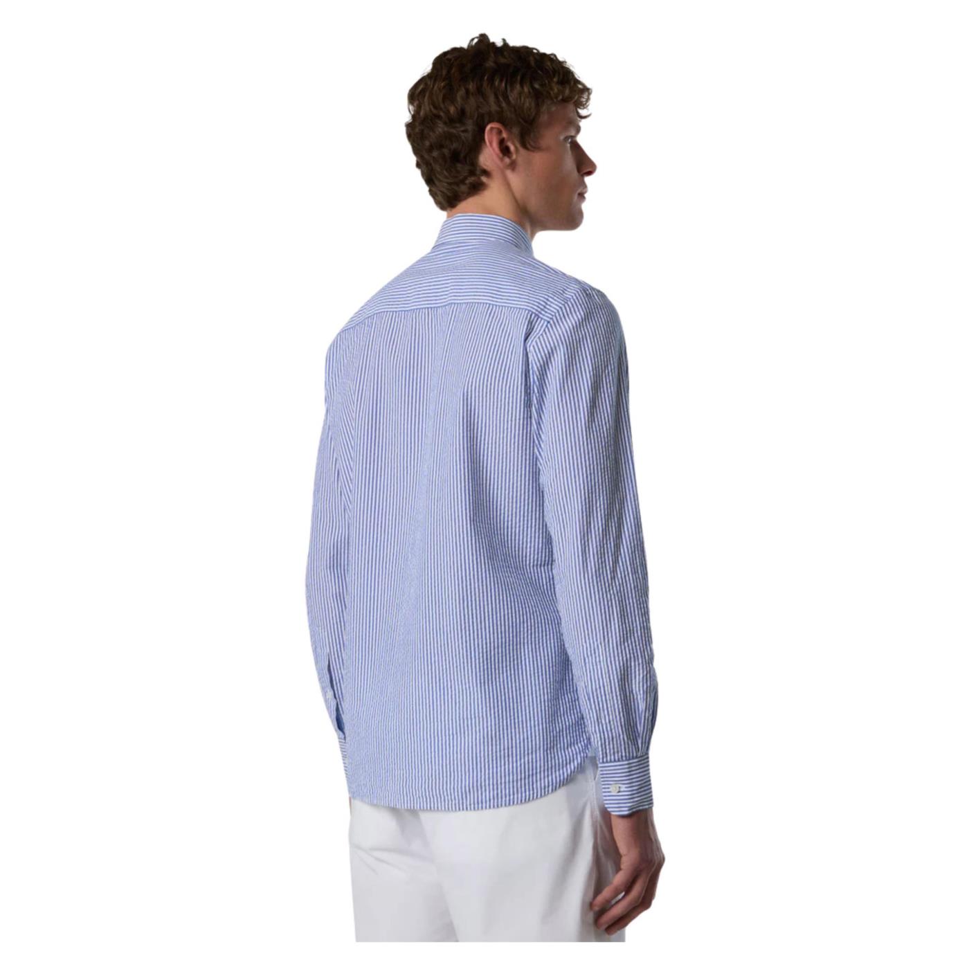 NORTH SAILS CAMICIA MANICHE LUNGHE - Azzurro - vista 2