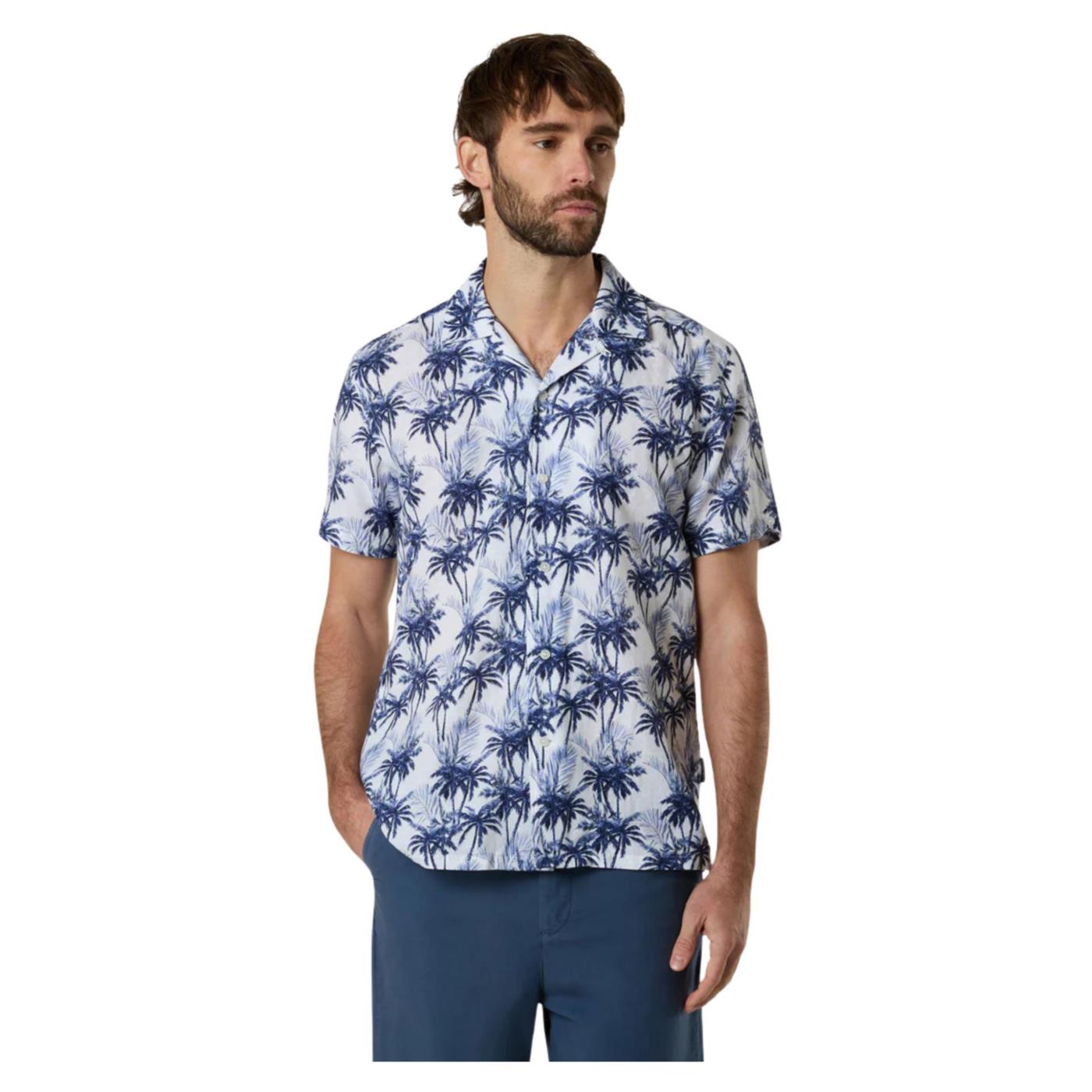NORTH SAILS CAMICIA FANTASIA HAWAIANA - Bianco - immagine principale