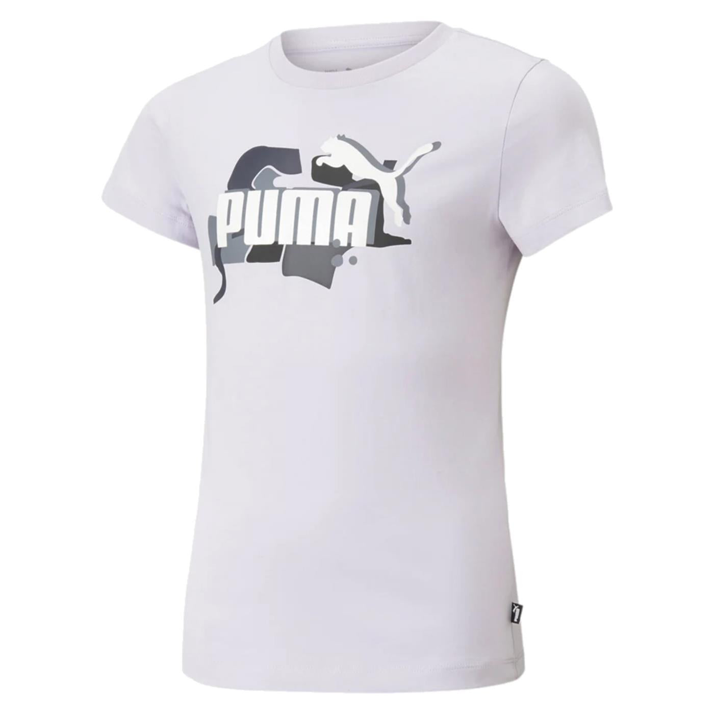 PUMA STREET ART LOGO TEE JR