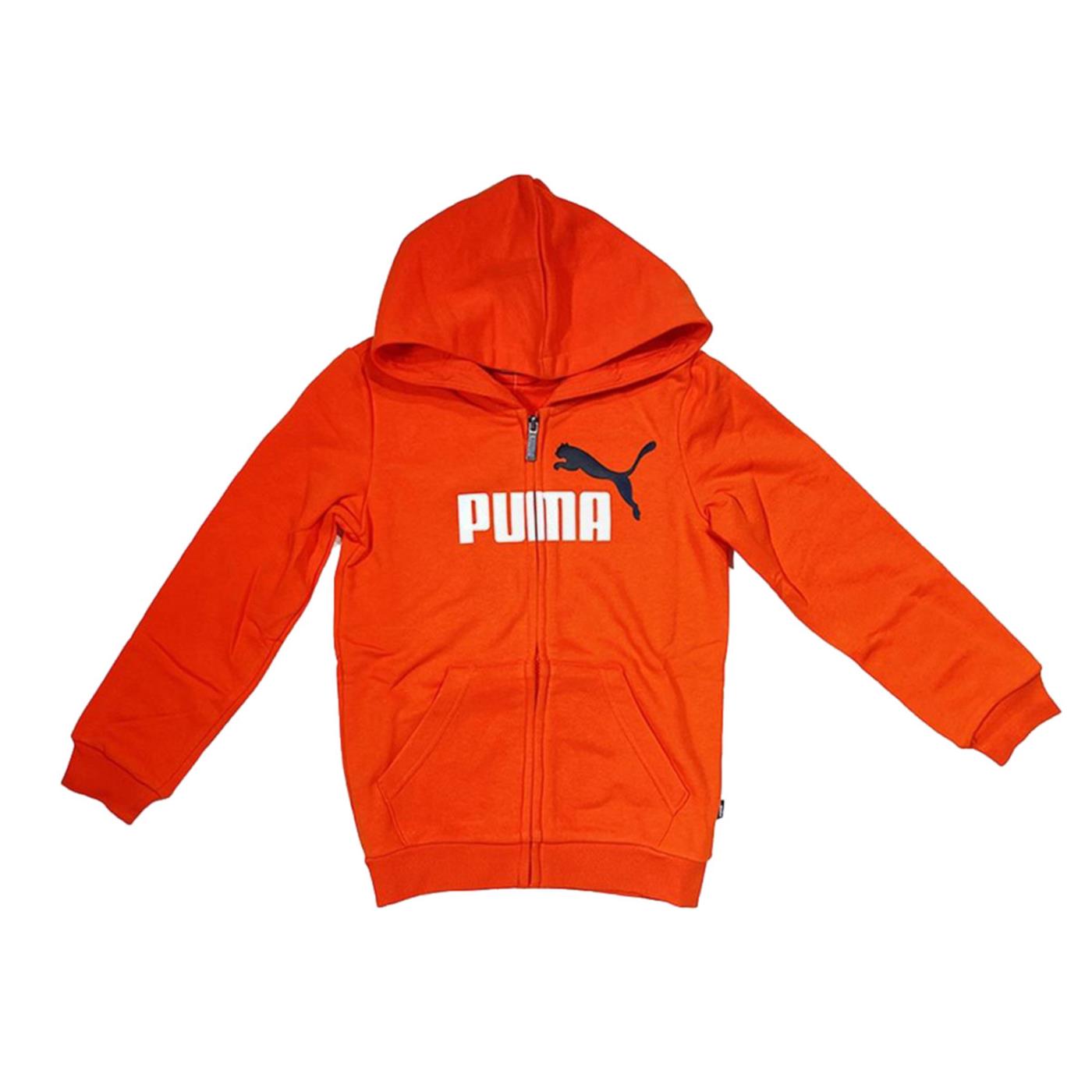 PUMA FELPA JR FULL ZIP HOODIE