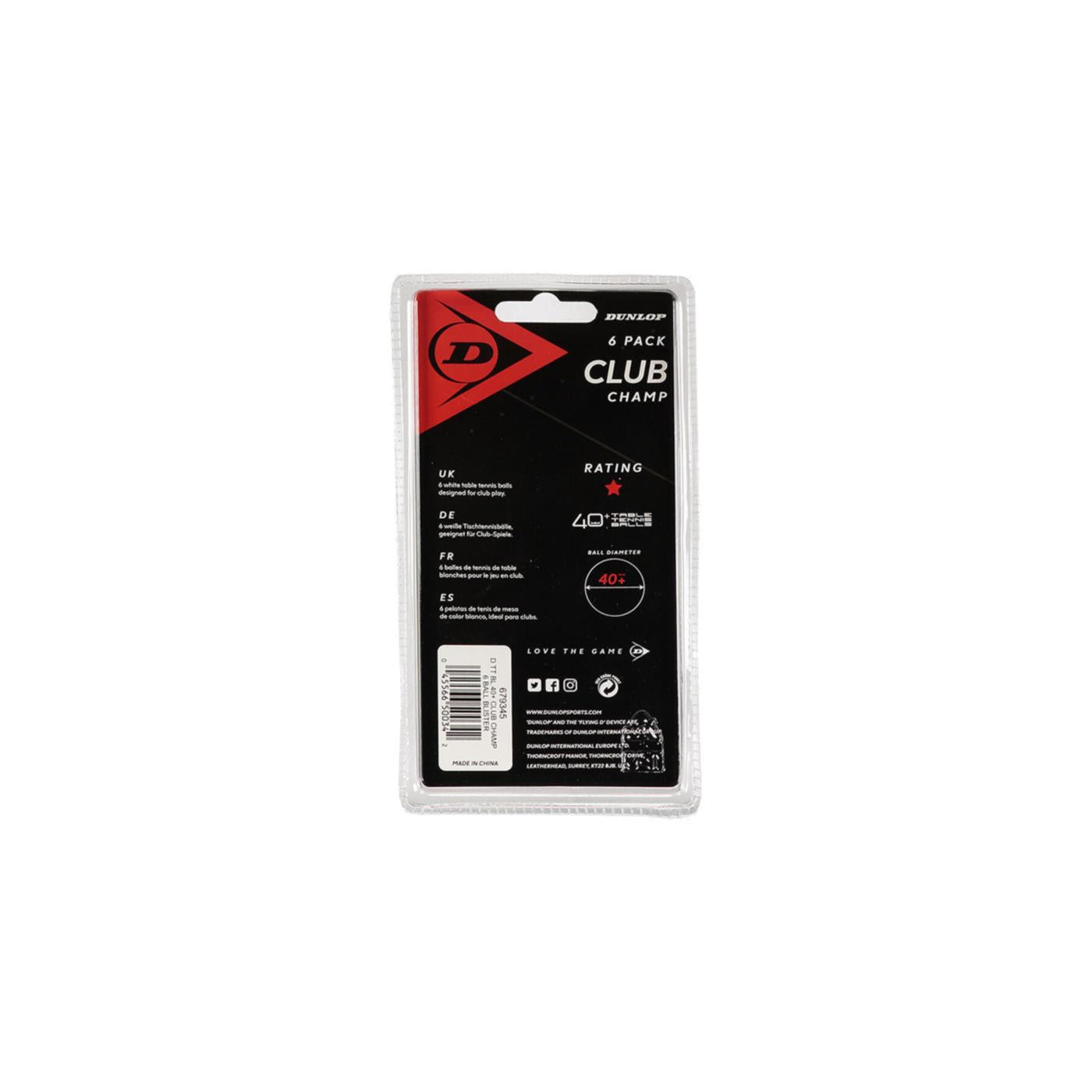 DUNLOP PACK 6PZ. 1 STAR BALLS