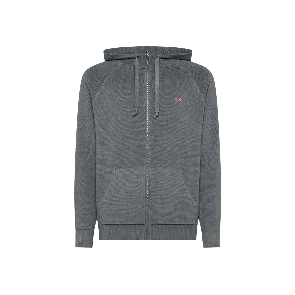 SUN68 HOODIE ZIP SPECIAL DYED