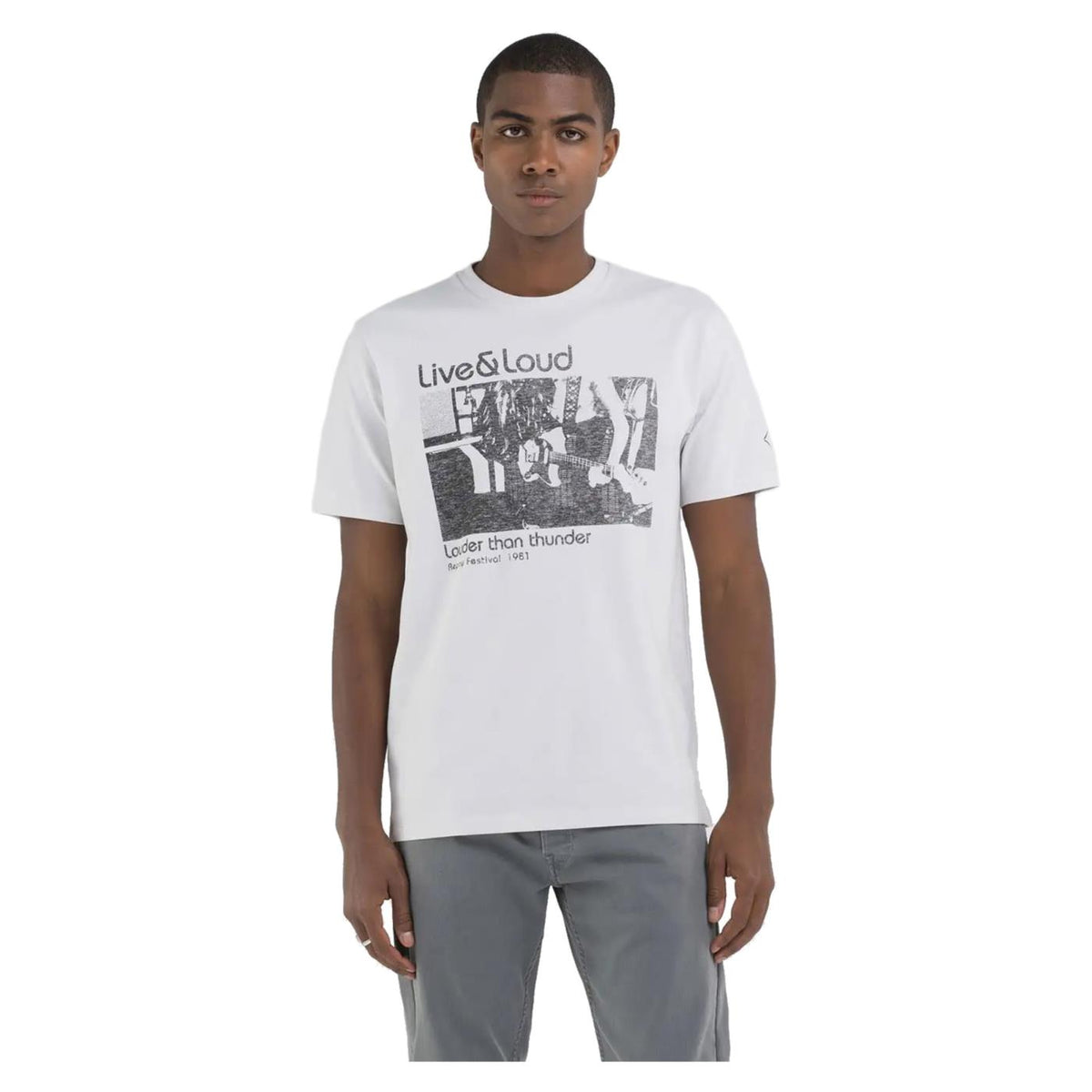 REPLAY MEN'S SHORT-SLEEVE T-SHIRT