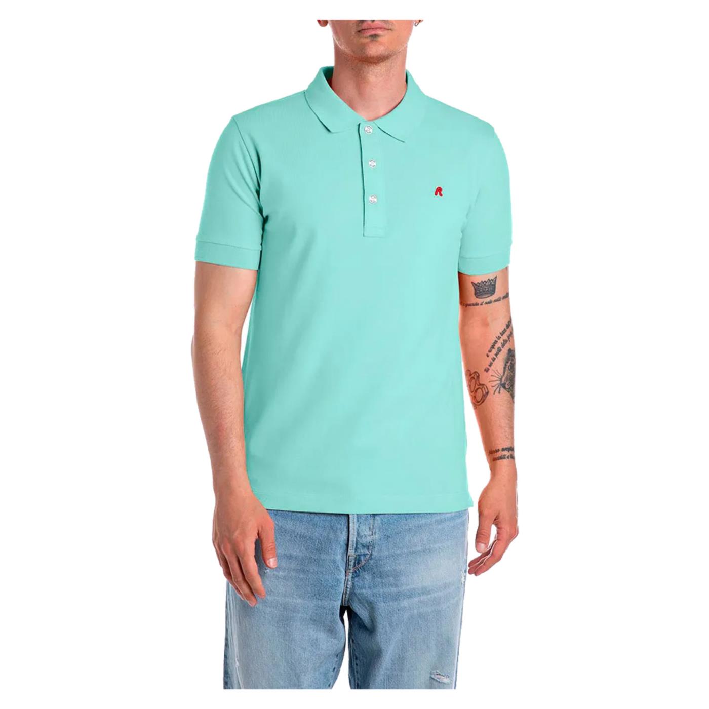 REPLAY POLO SS STRETCH PIQUET