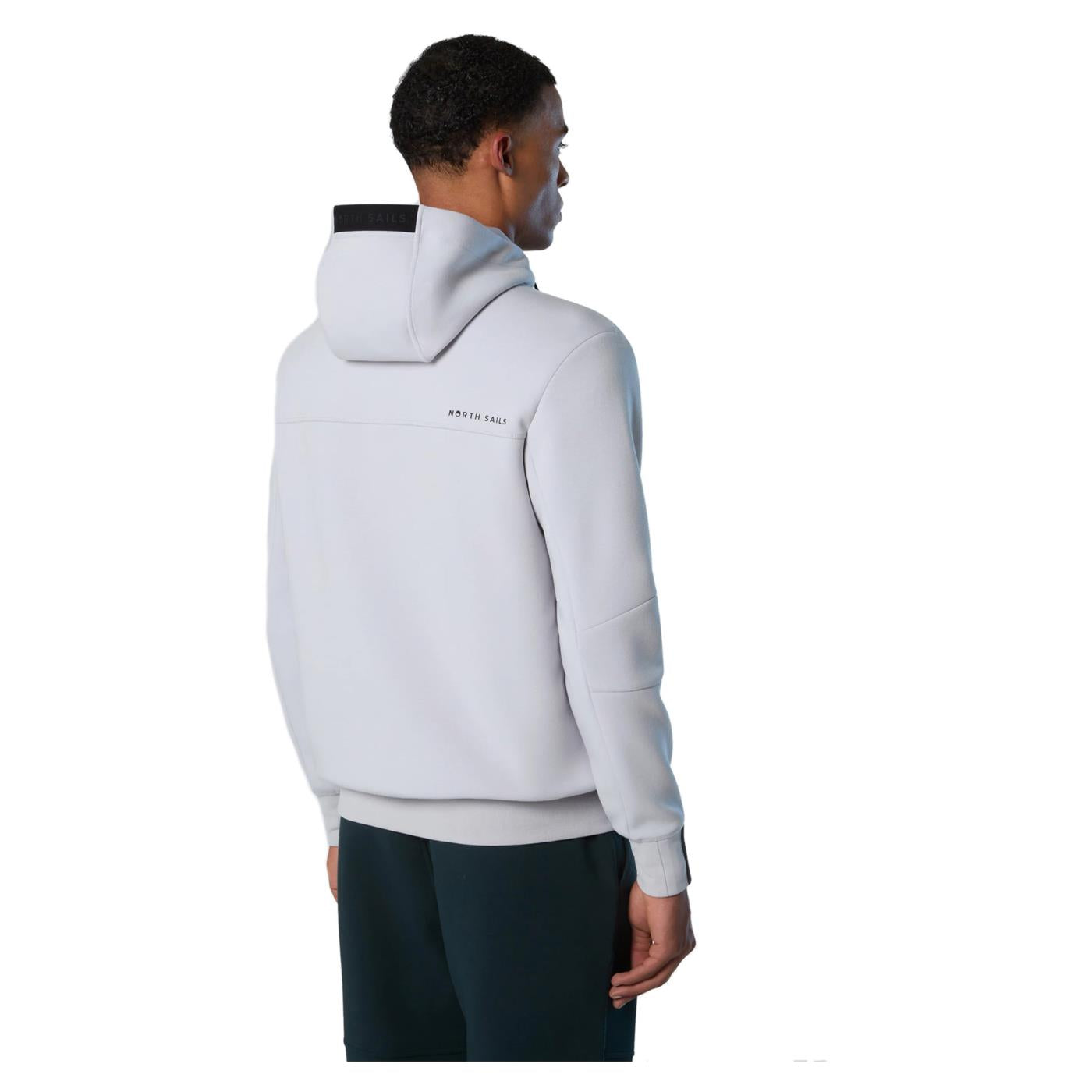 NORTH SAILS FELPA FULL ZIP CAPPUCCIO - seconda immagine