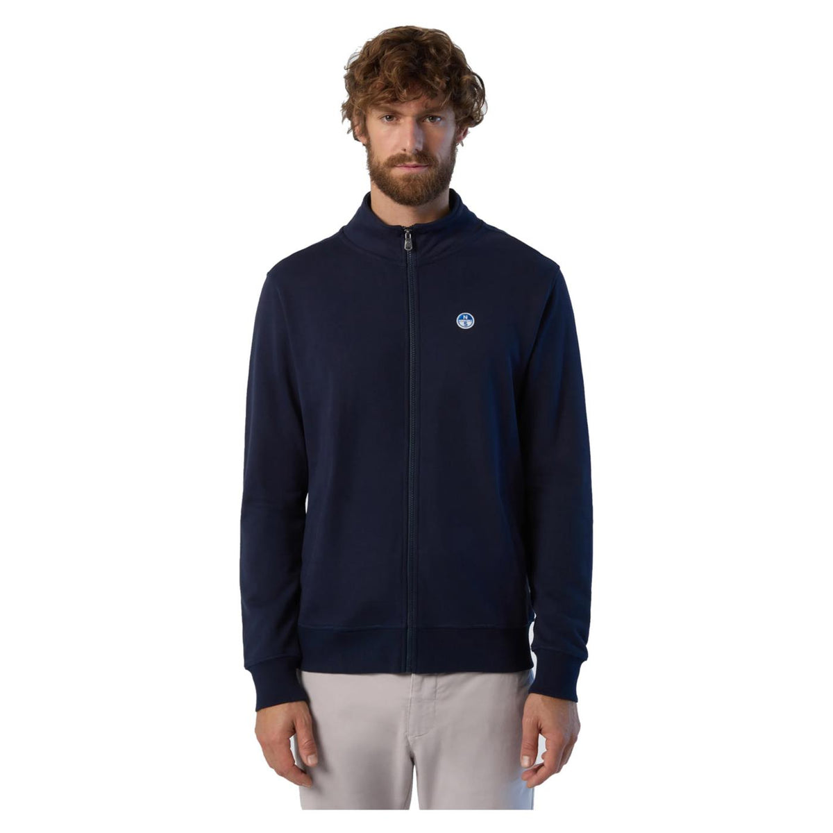 NORTH SAILS BASIC FULL ZIP SWEATSHIRT - seconda immagine