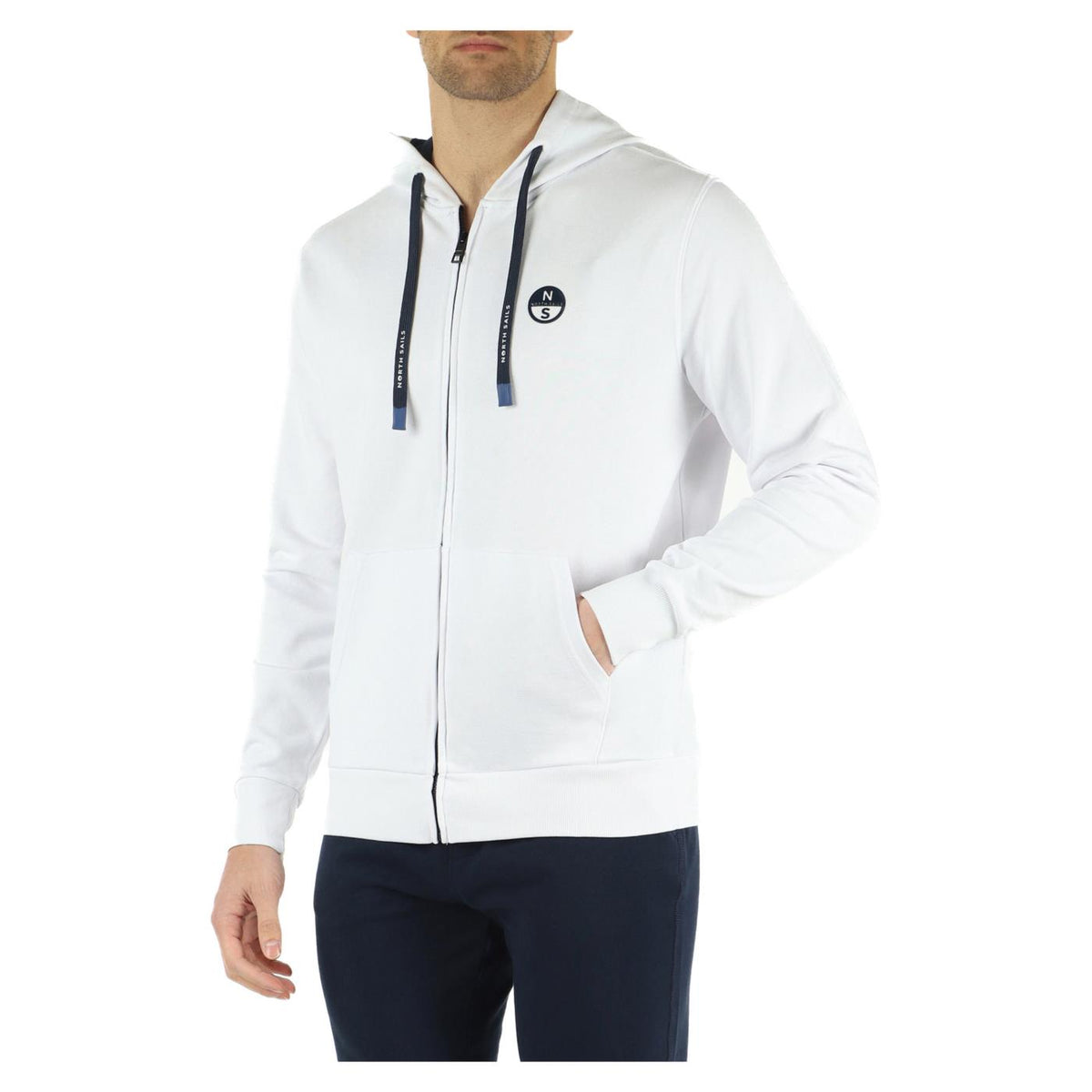 NORTH SAILS BASIC HOOD FZ SWEATSHIRT - seconda immagine