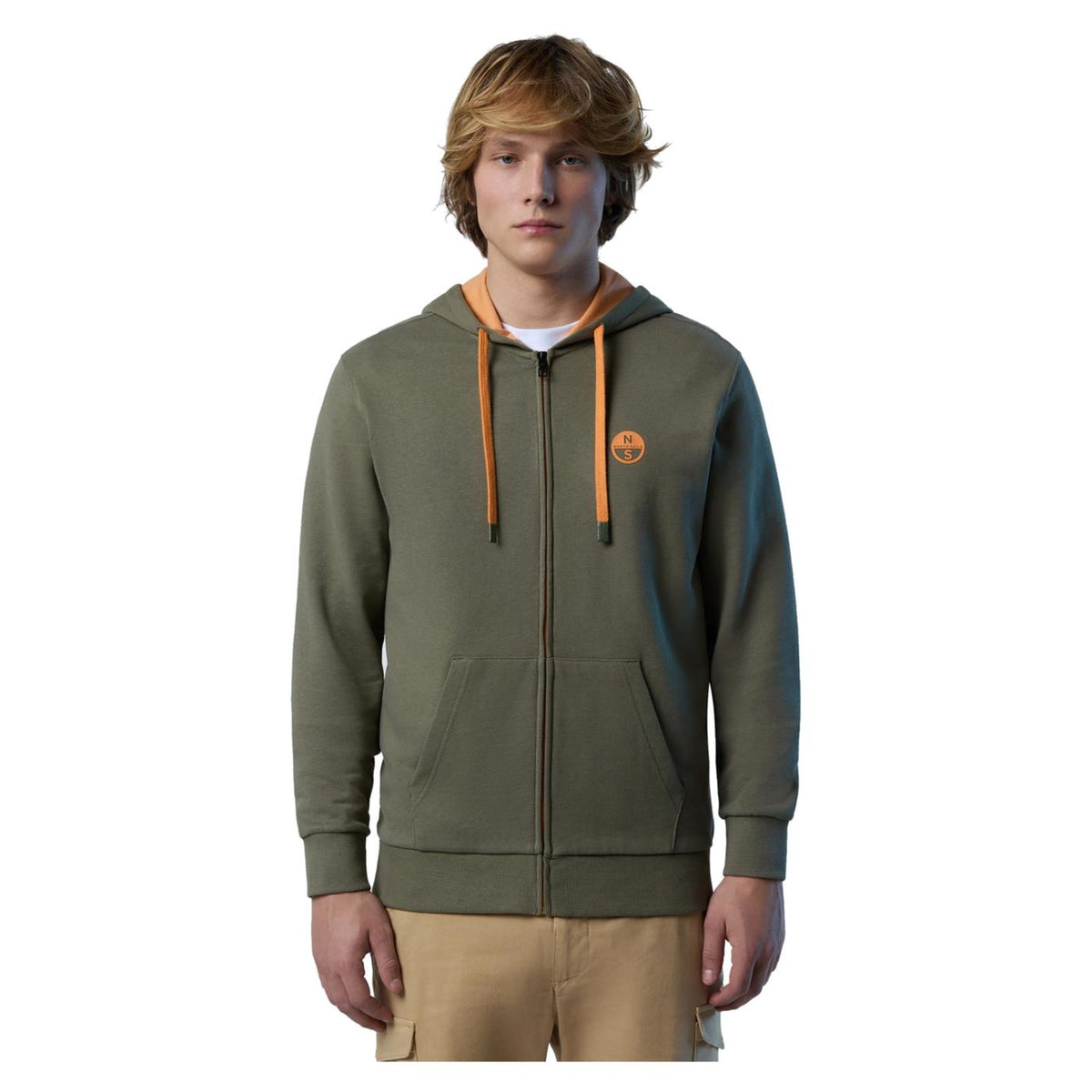 NORTH SAILS BASIC HOOD FZ SWEATSHIRT - seconda immagine
