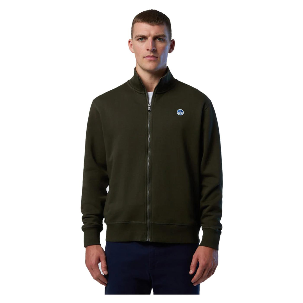 NORTH SAILS FULL ZIP SWEATSHIRT WITH LOGO - seconda immagine
