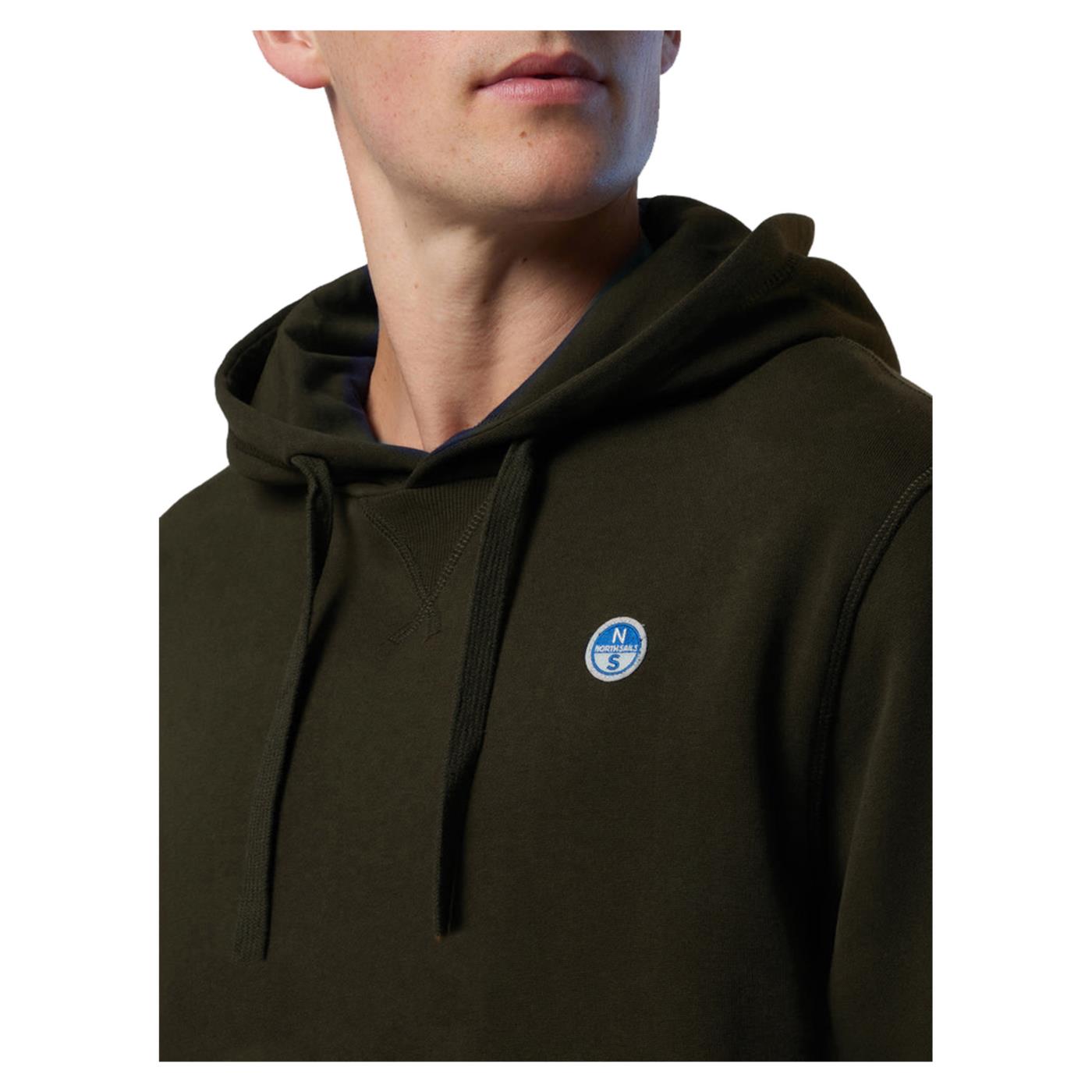 NORTH SAILS FELPA CAPPUCCIO CON LOGO