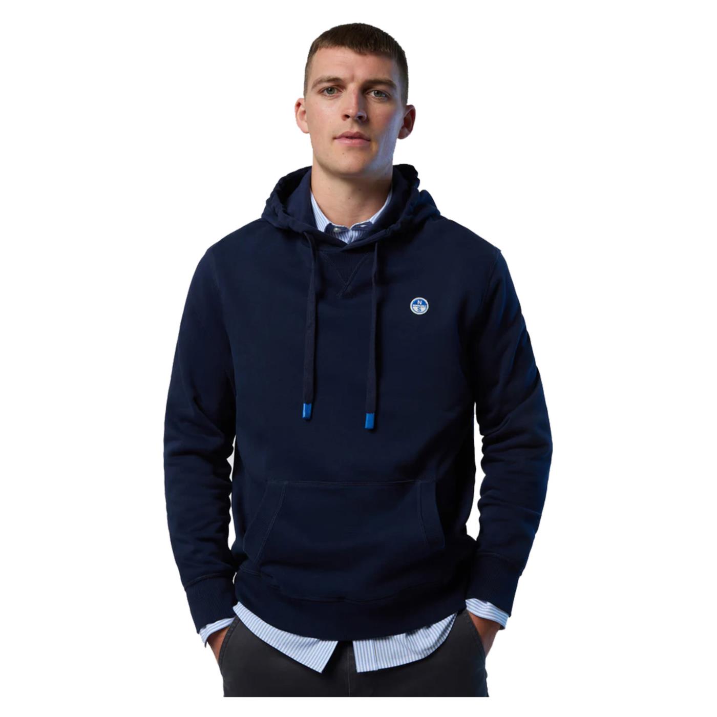 NORTH SAILS FELPA CAPPUCCIO CON LOGO