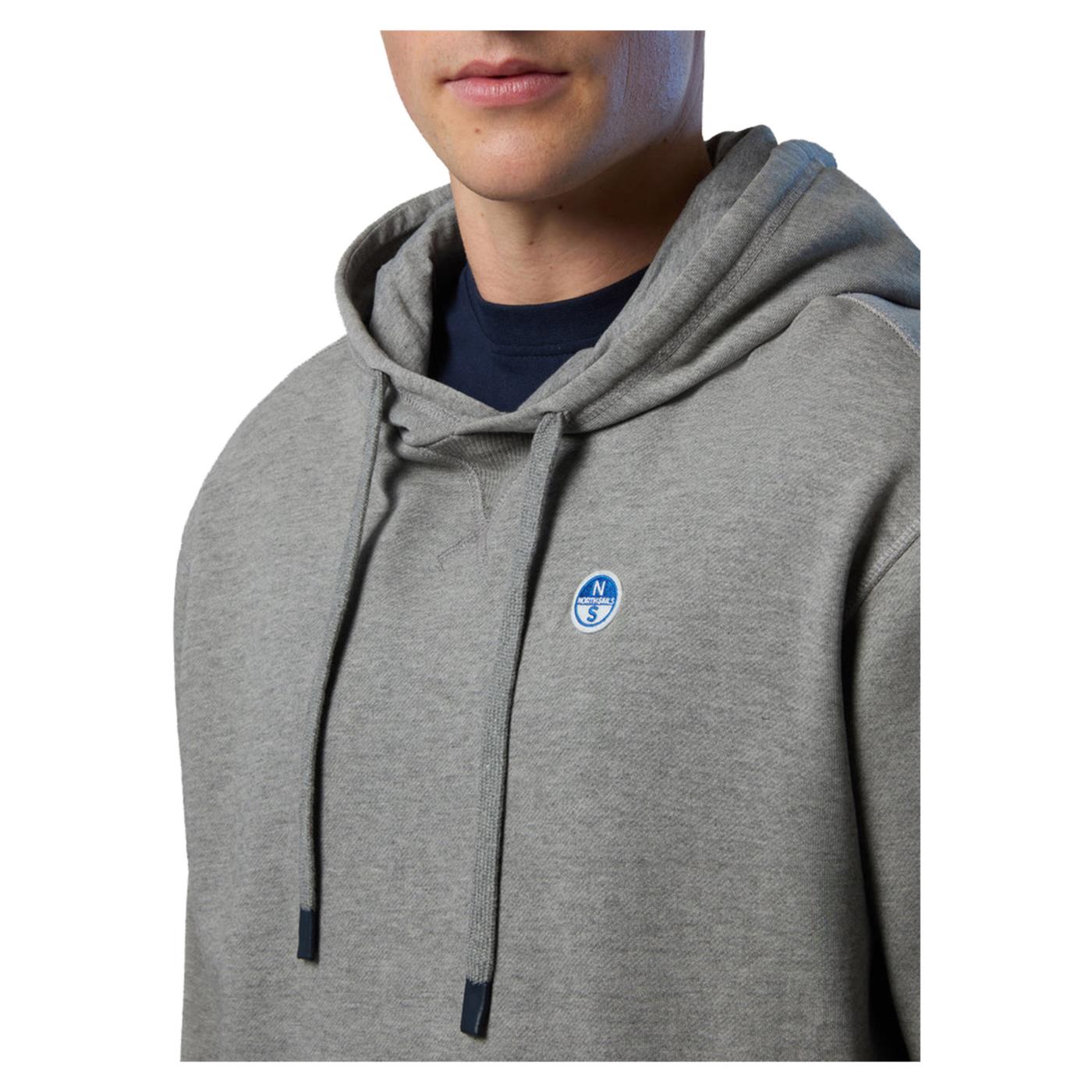 NORTH SAILS FELPA CAPPUCCIO CON LOGO