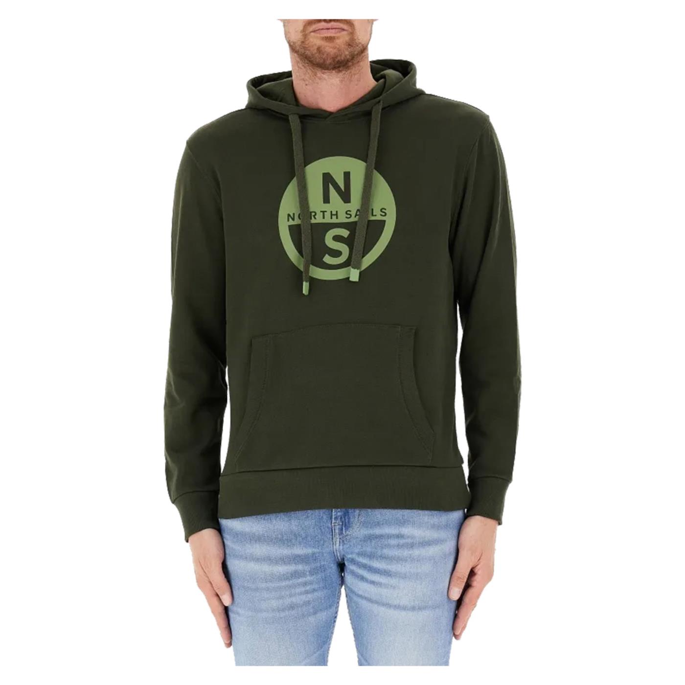 NORTH SAILS FELPA CAPPUCCIO GRAPHIC