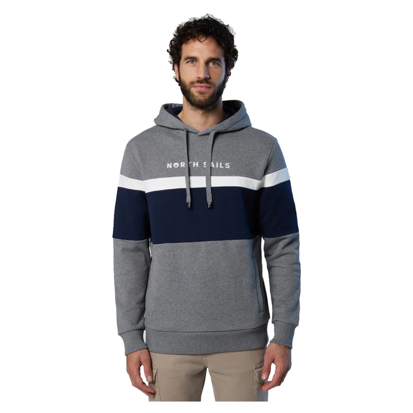 NORTH SAILS FELPA CAPPUCCIO GRAPHIC