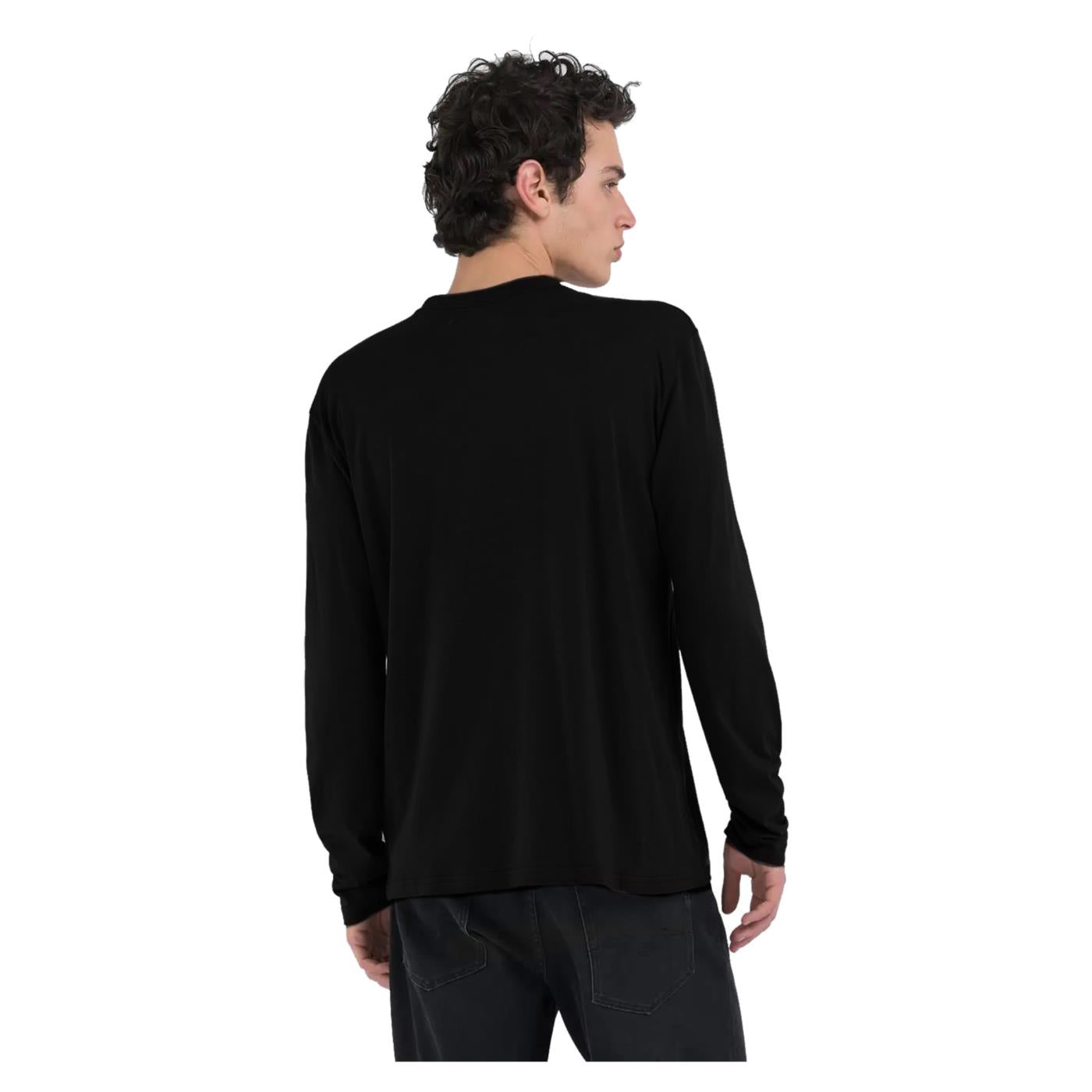 REPLAY T-SHIRT ML JERSEY LOGO