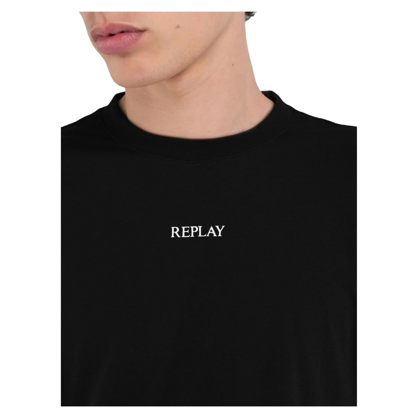 REPLAY T-SHIRT ML JERSEY LOGO