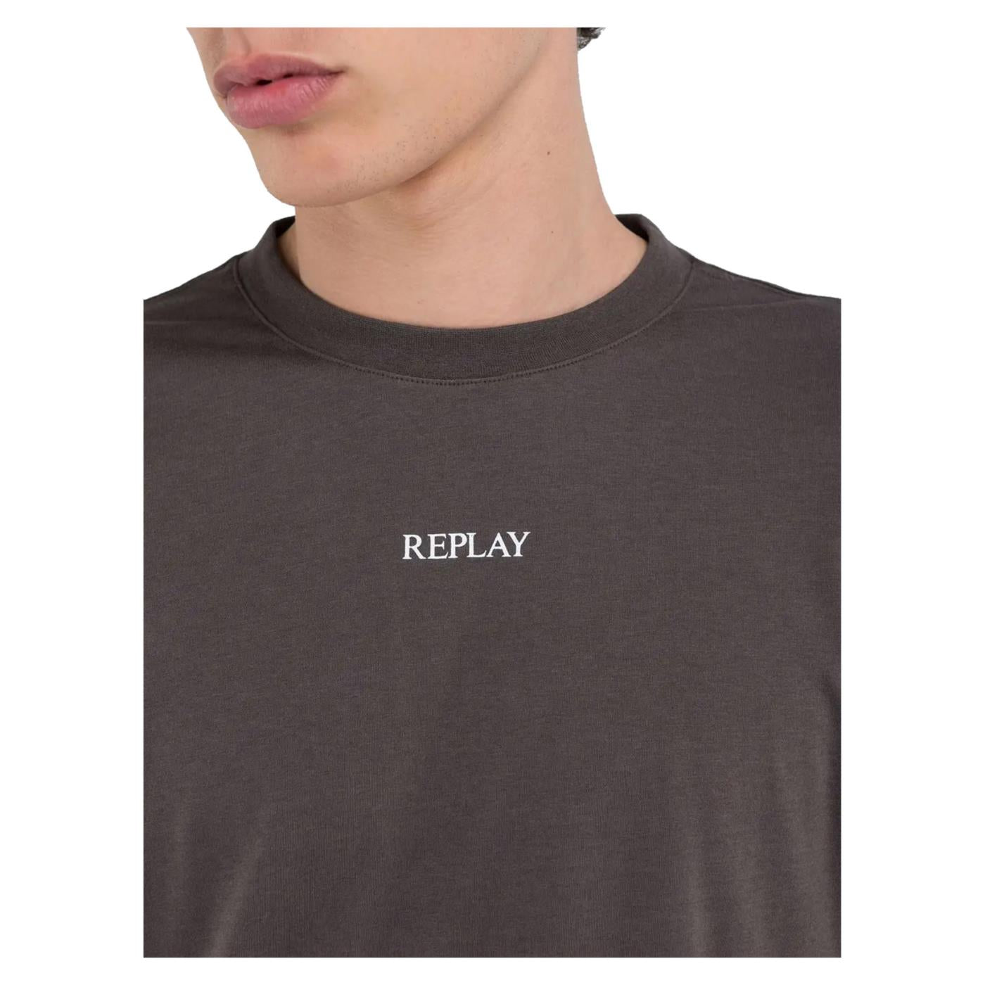 REPLAY T-SHIRT ML JERSEY LOGO