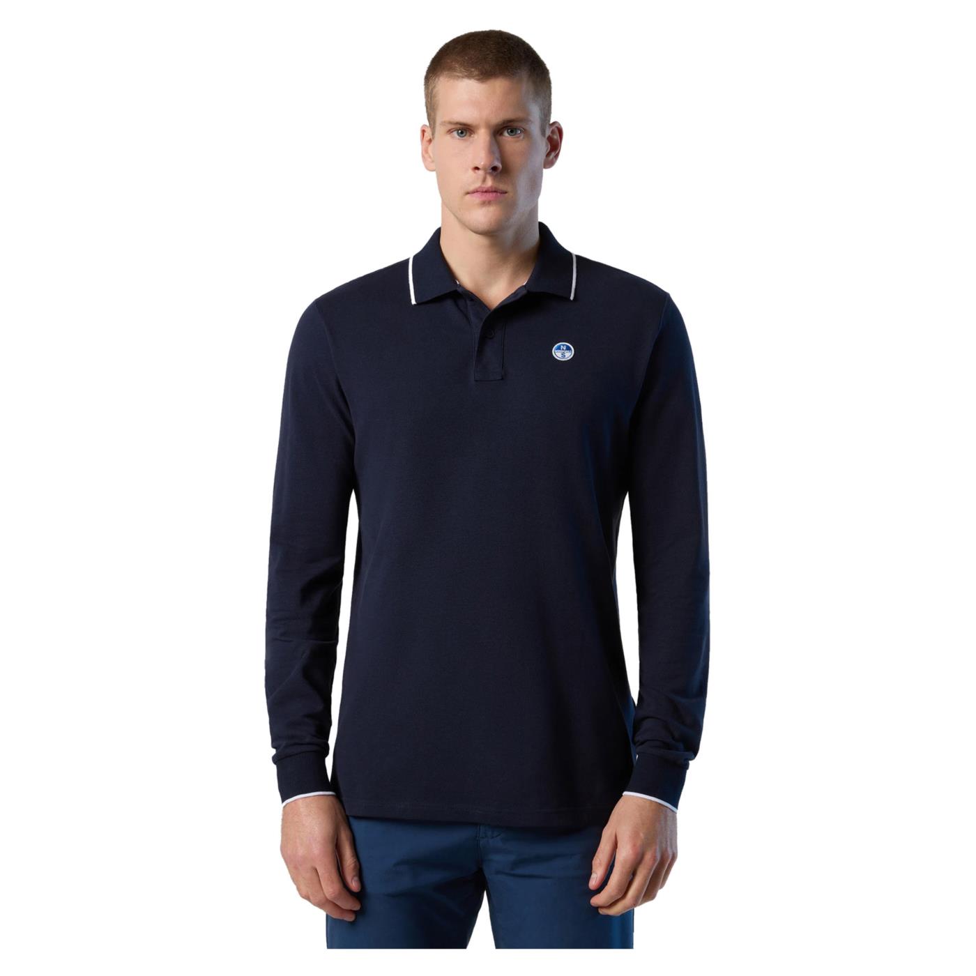 NORTH SAILS POLO BASIC MANICHE LUNGHE