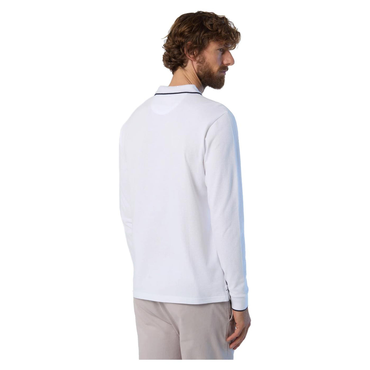 NORTH SAILS BASIC POLO LONG SLEEVE - seconda immagine