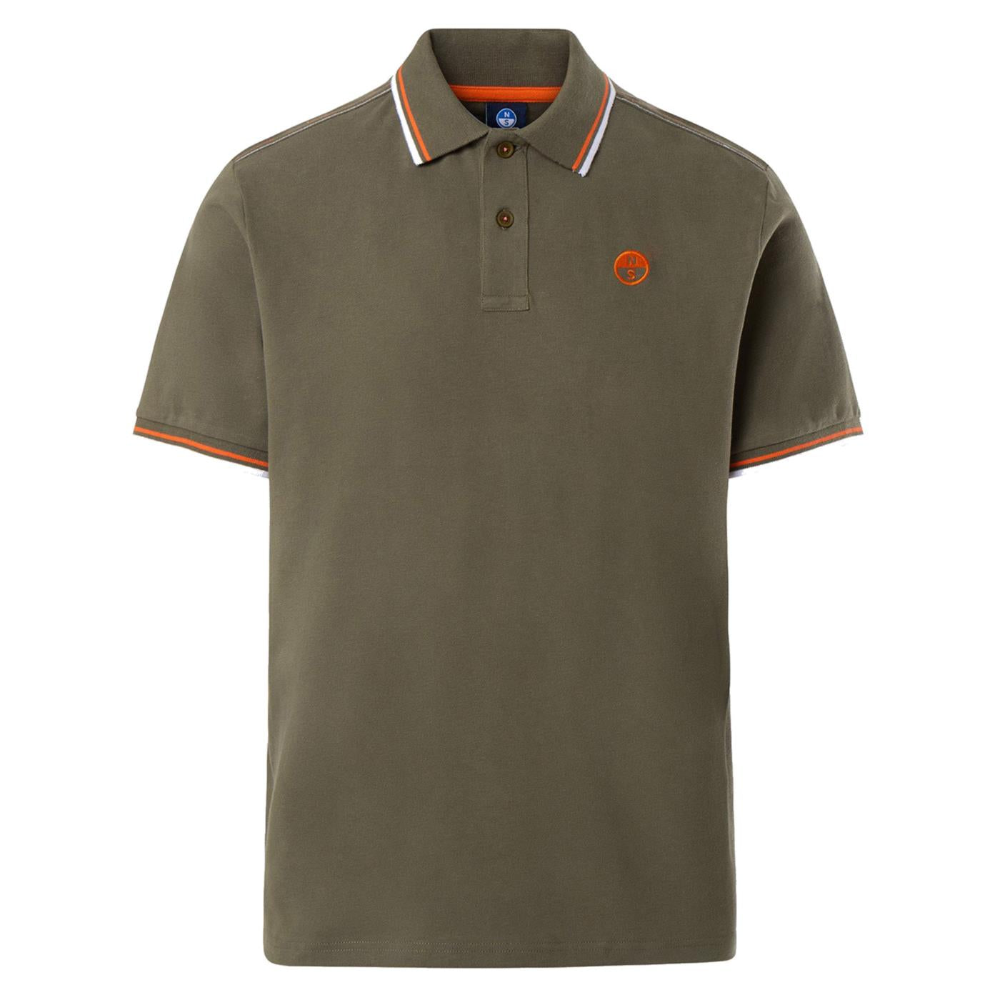 NORTH SAILS CONTRAST STITCHING POLO