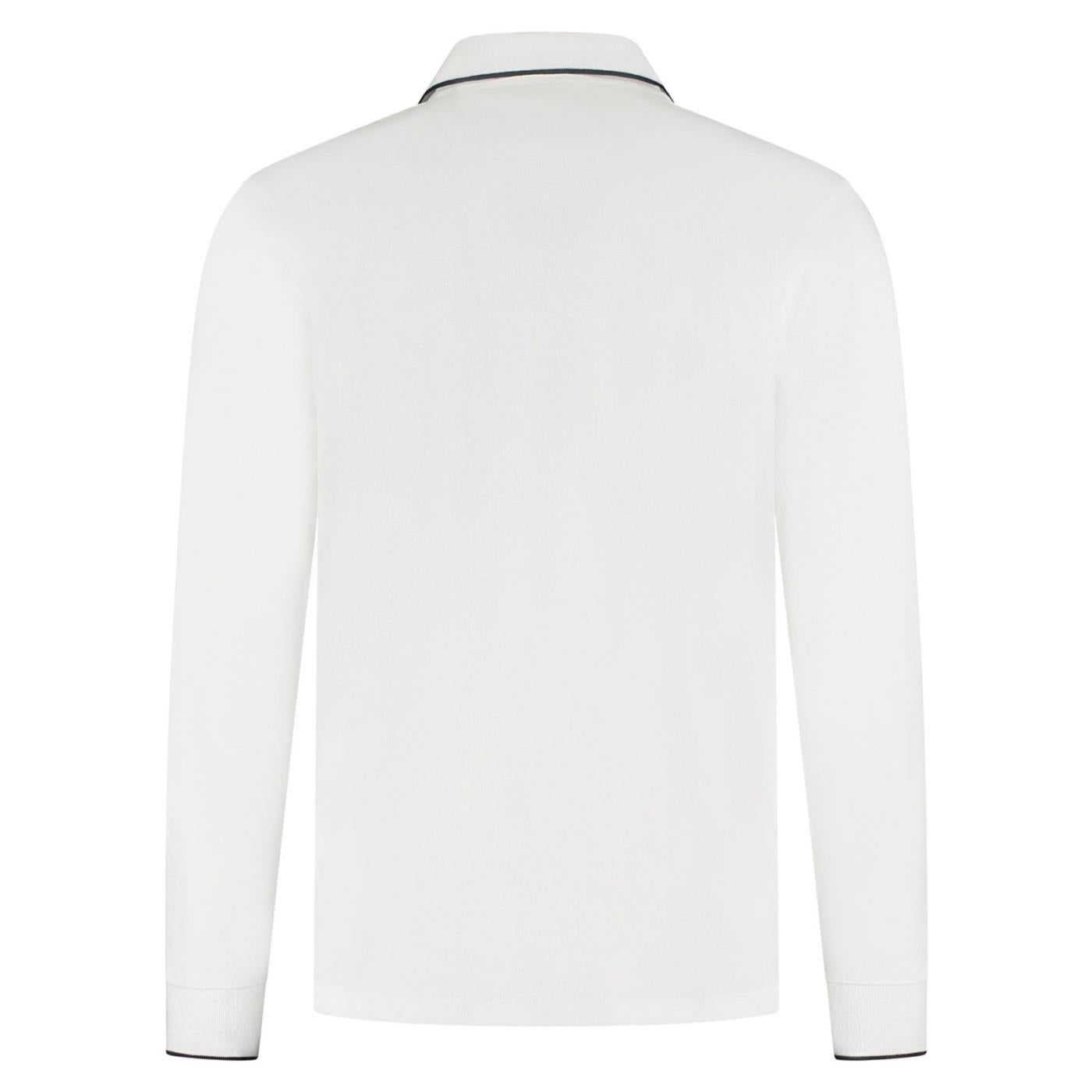 NORTH SAILS POLO BASIC MANICHE LUNGHE - Bianco - vista 2