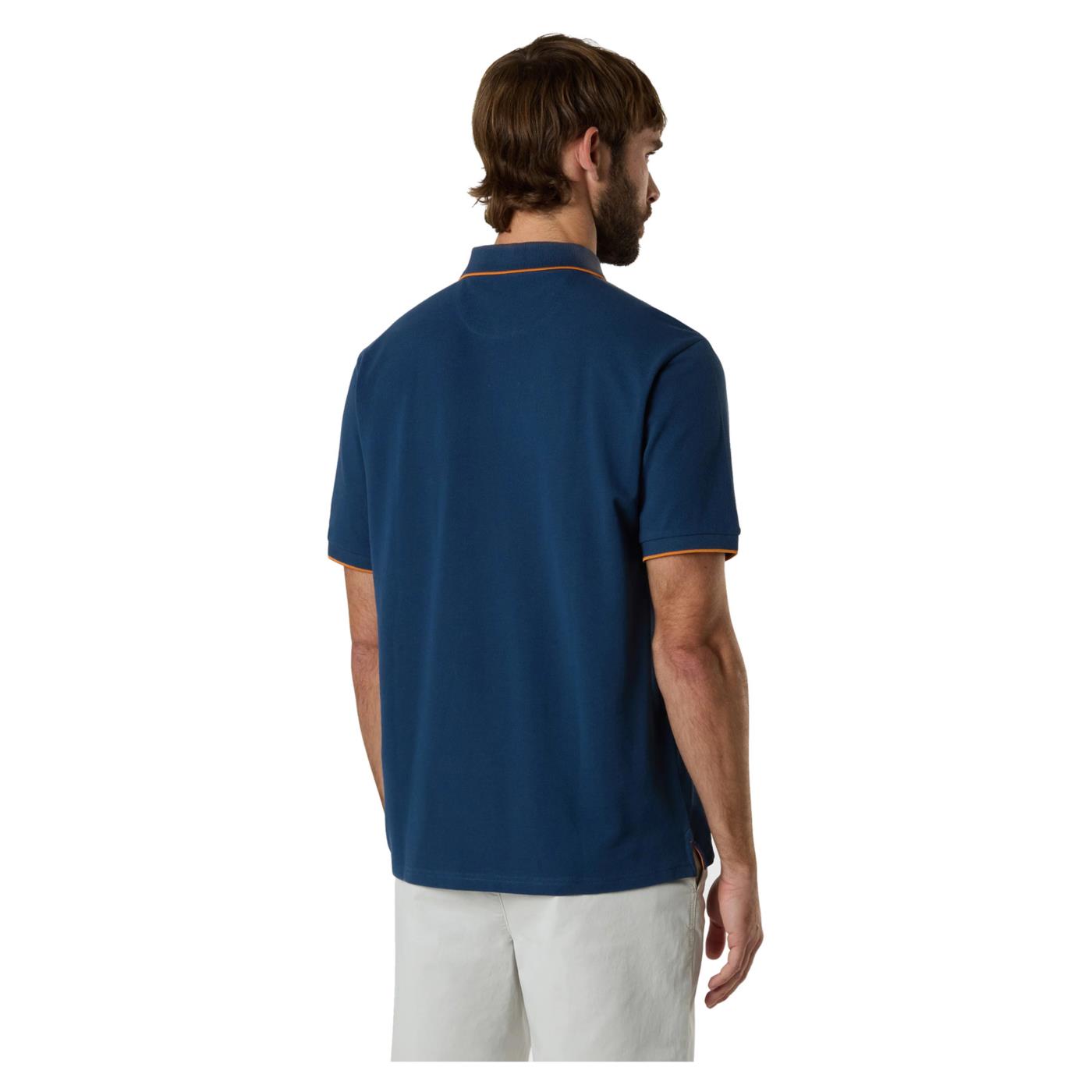 NORTH SAILS POLO MANICHE CORTE - Blu - vista 2