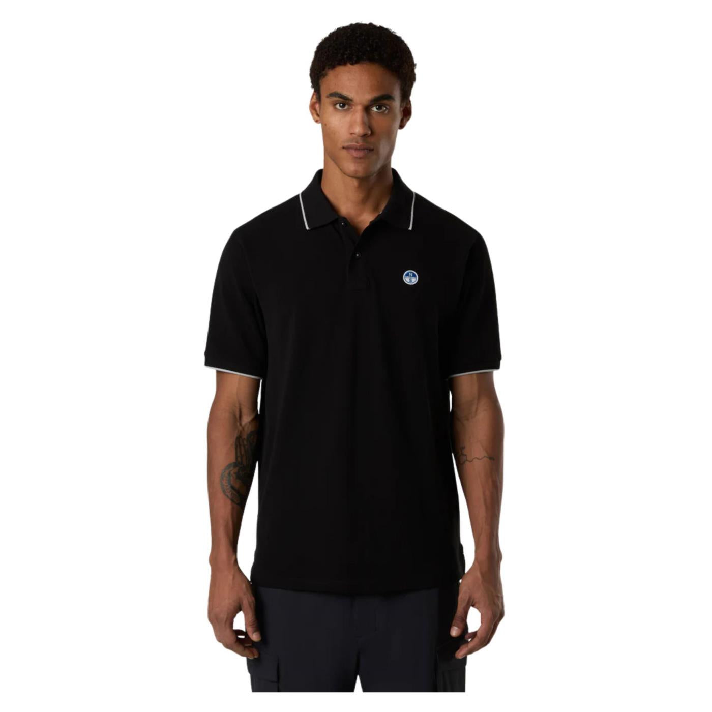 NORTH SAILS POLO MANICHE CORTE - Nero - immagine principale