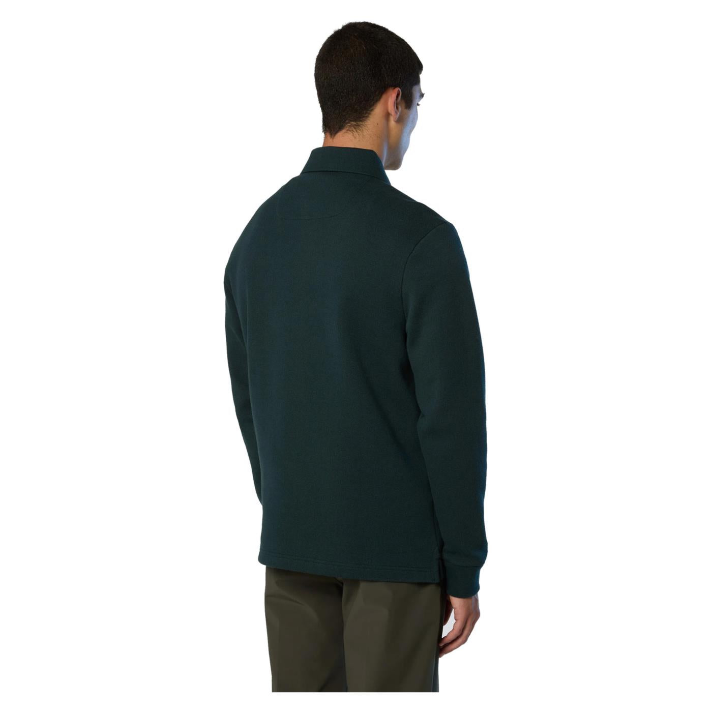 NORTH SAILS POLO LONG SLEEVE - Verde - vista 2