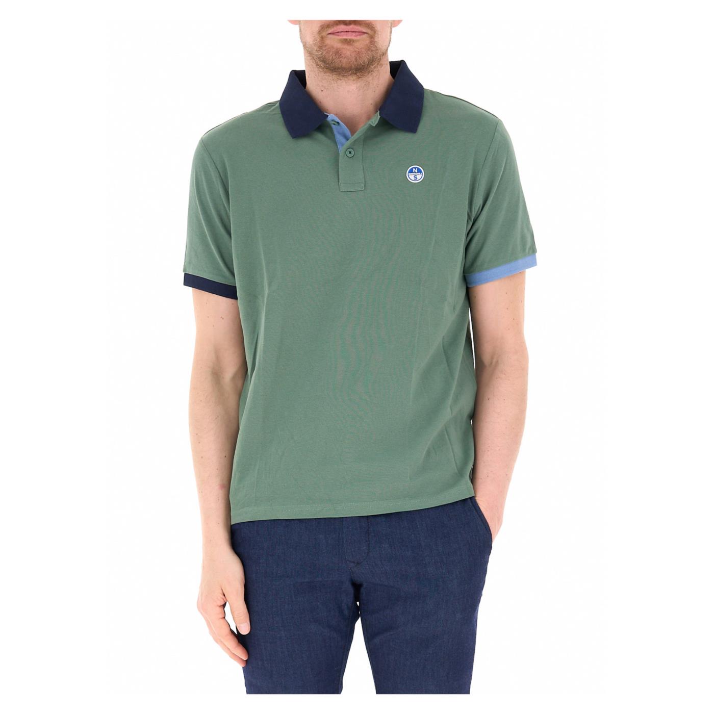 NORTH SAILS POLO MANICHE CORTE - Verde - immagine principale