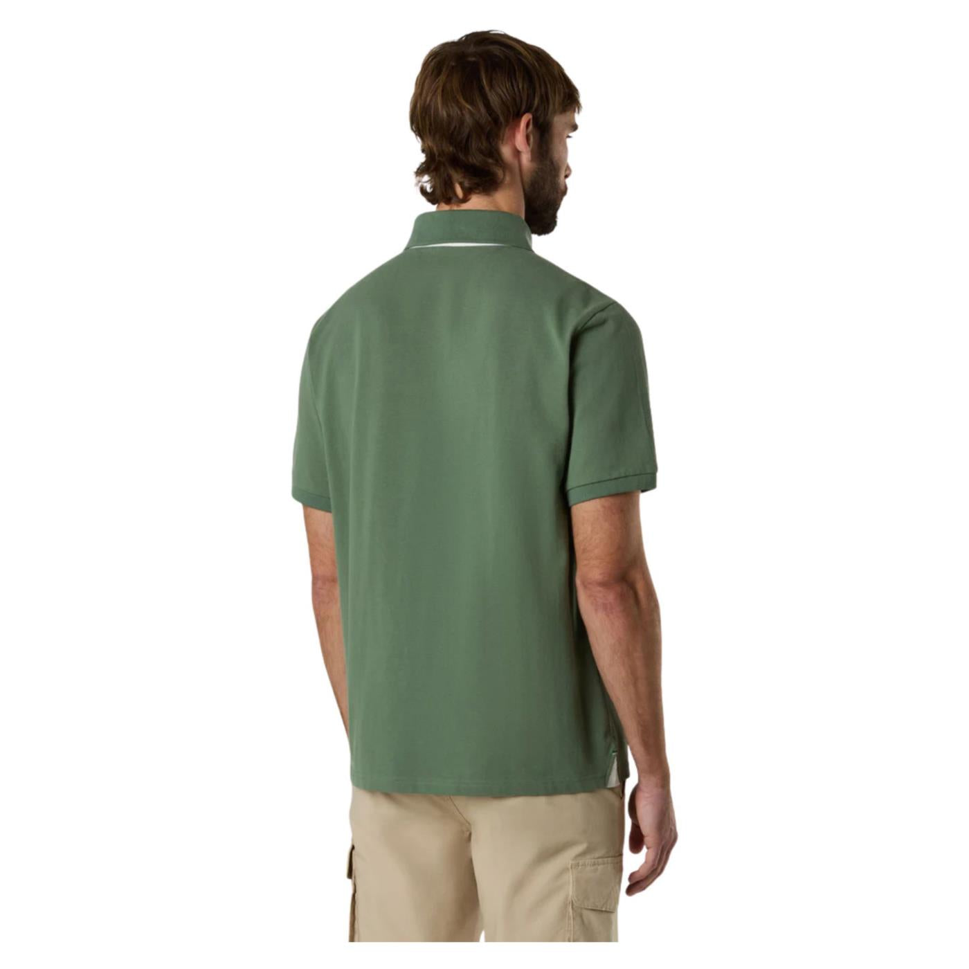 NORTH SAILS POLO MANICHE CORTE - Verde - vista 2