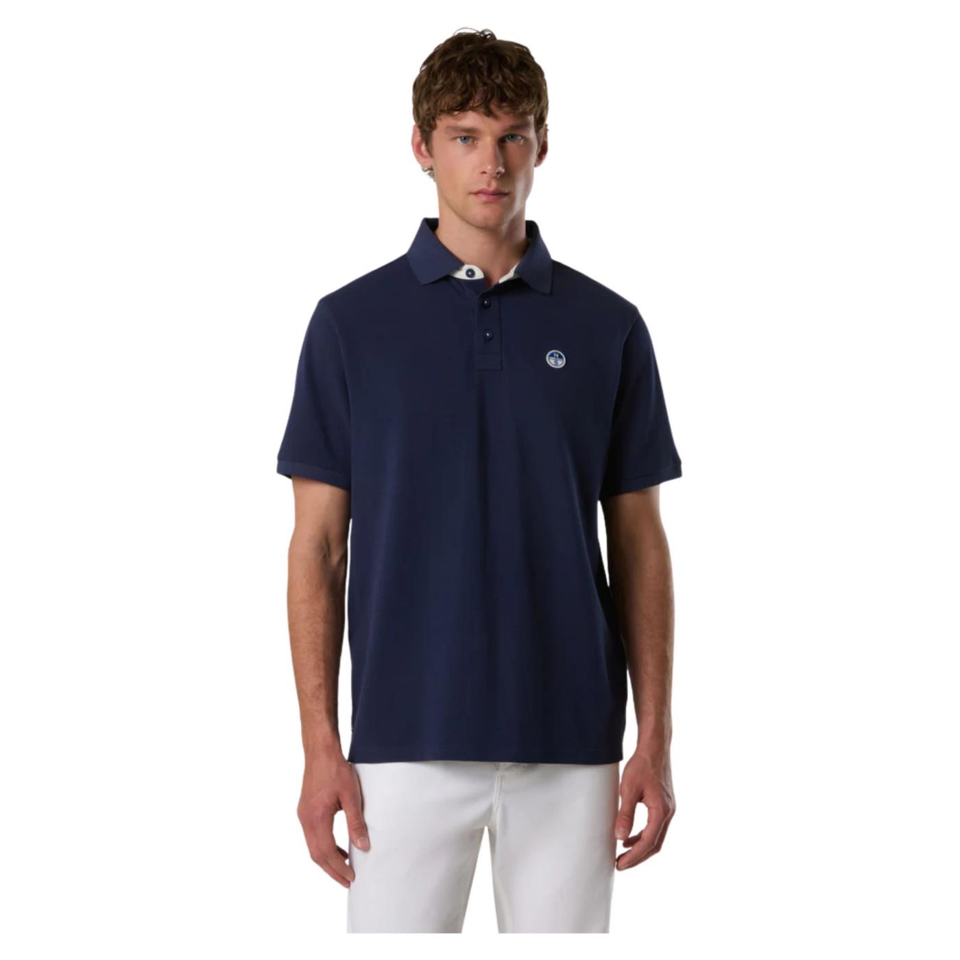 NORTH SAILS POLO MANICHE CORTE - Blu - immagine principale