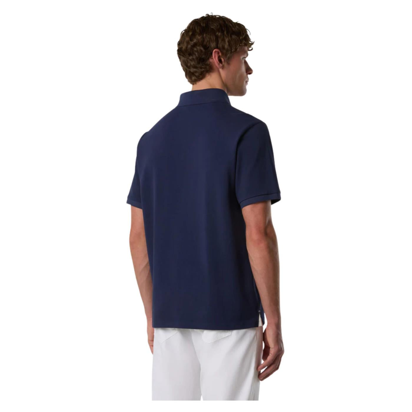 NORTH SAILS POLO MANICHE CORTE - Blu - vista 2