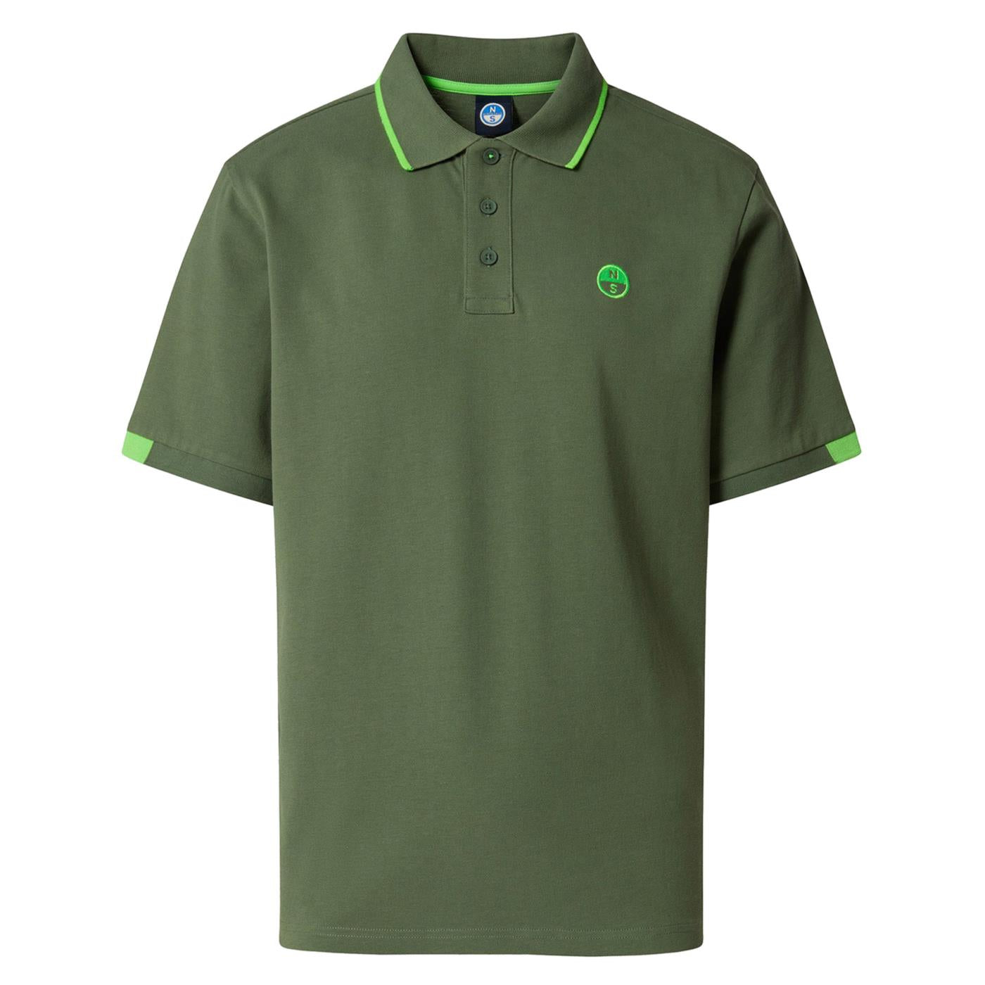 NORTH SAILS POLO MANICHE CORTE - Militare - vista 4