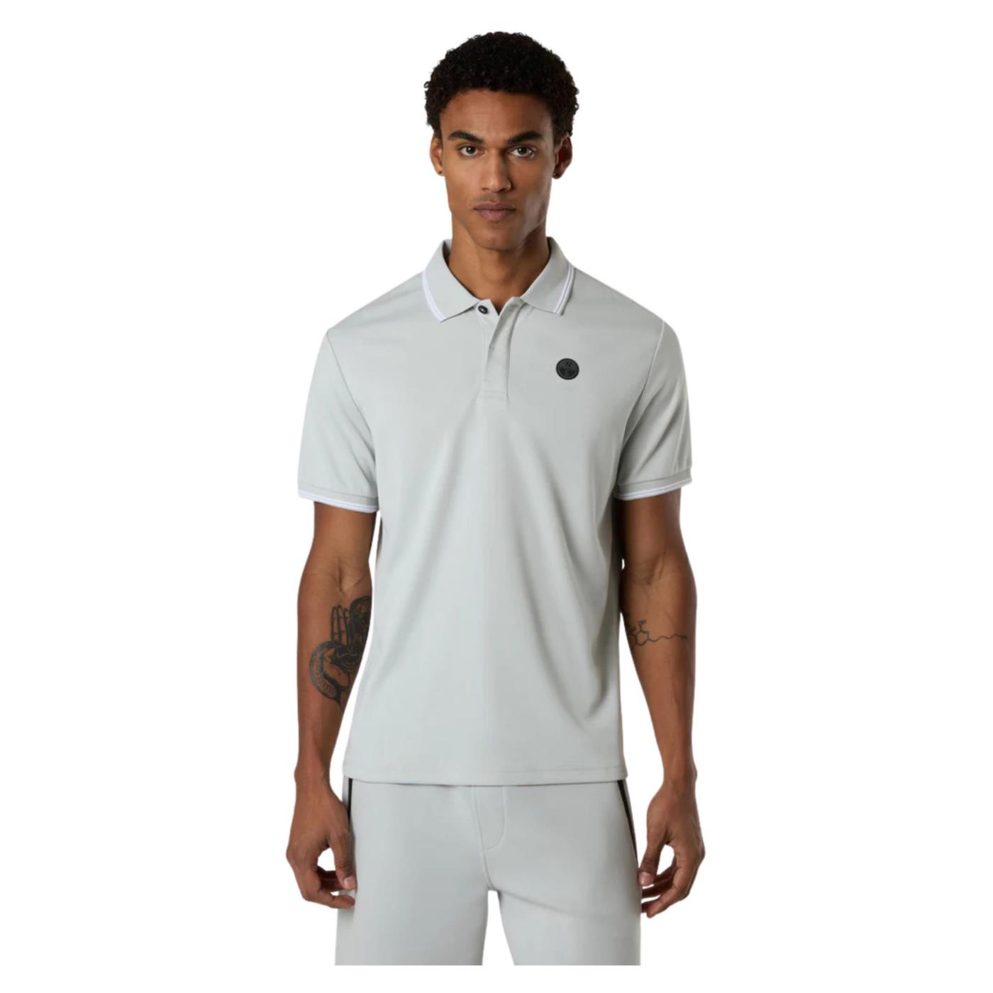 NORTH SAILS POLO MANICHE CORTE - Grigio chiaro - immagine principale